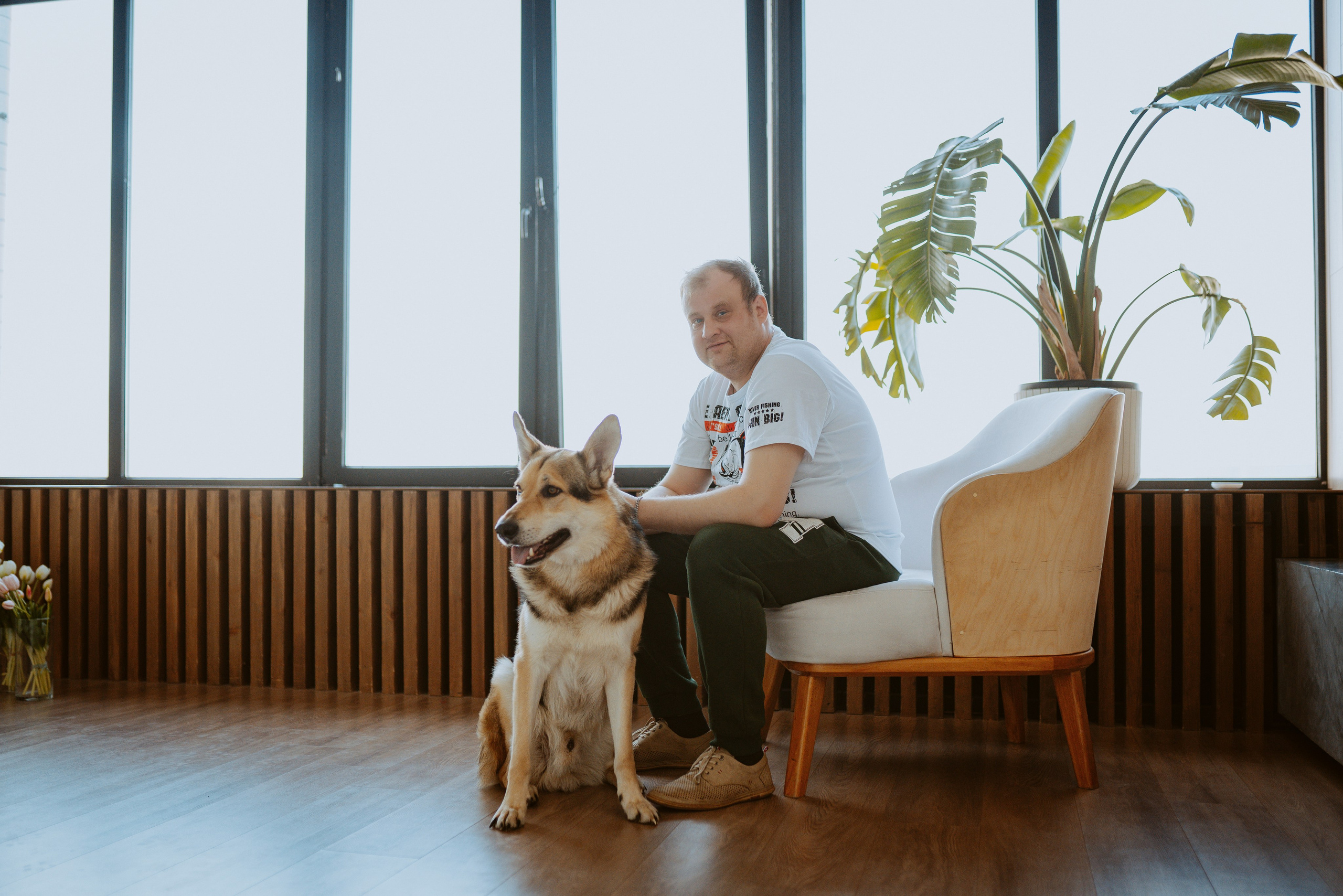 Рэй, Кузя, Ольга и Александр. Фотограф анималист в Спб недорого Олеся Майорова