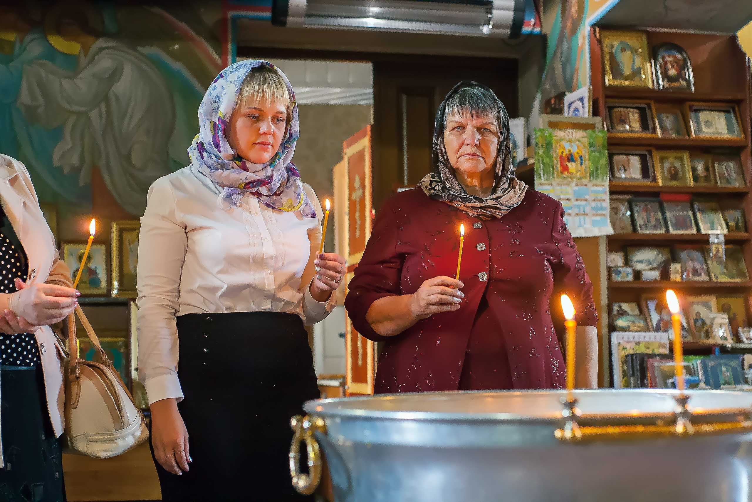 Крещение в п. Сероглазка (август 2017). Репортажная съемка в Москве и области. Анималистика