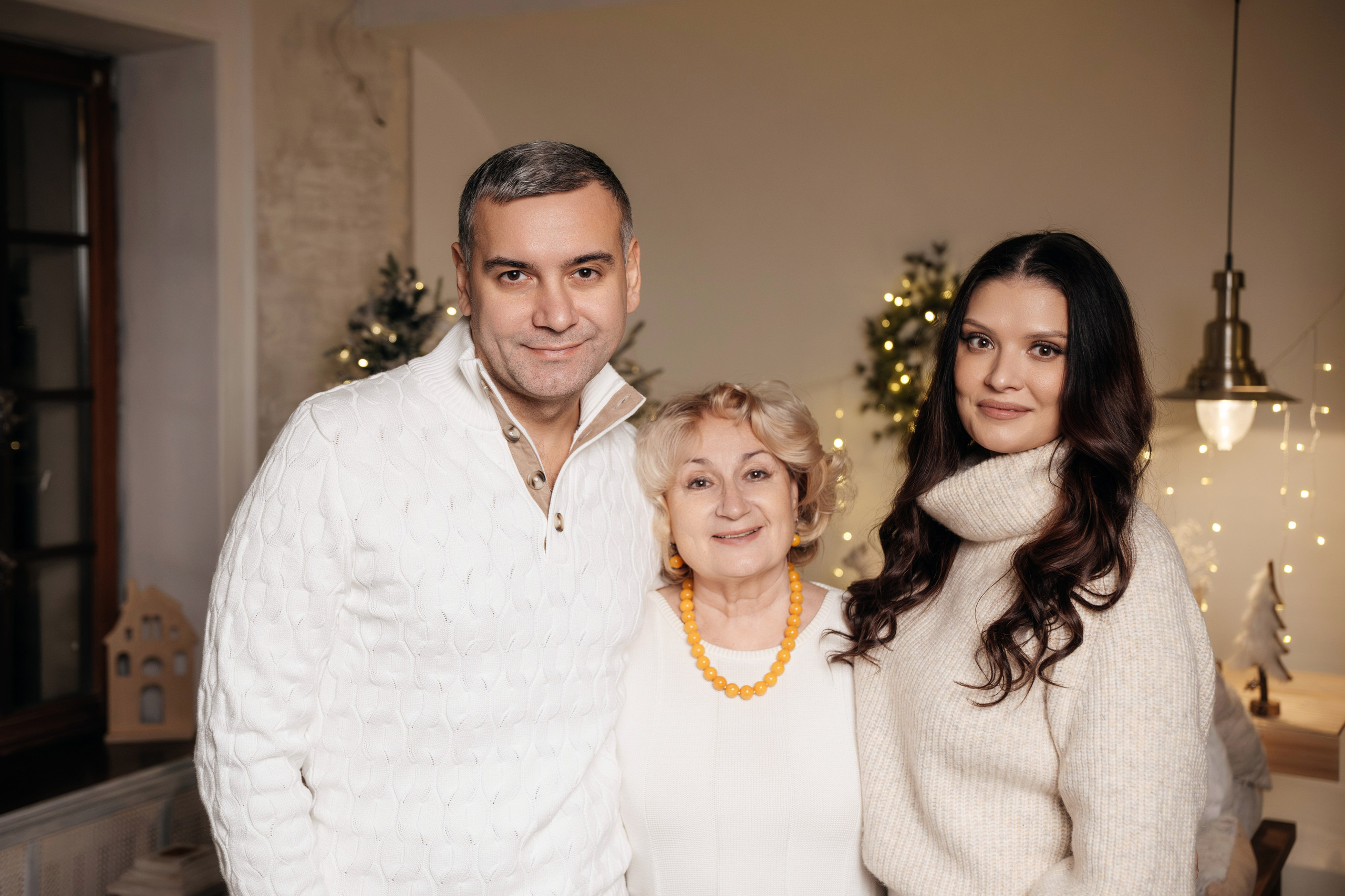 Семейная новогодняя фотосессия