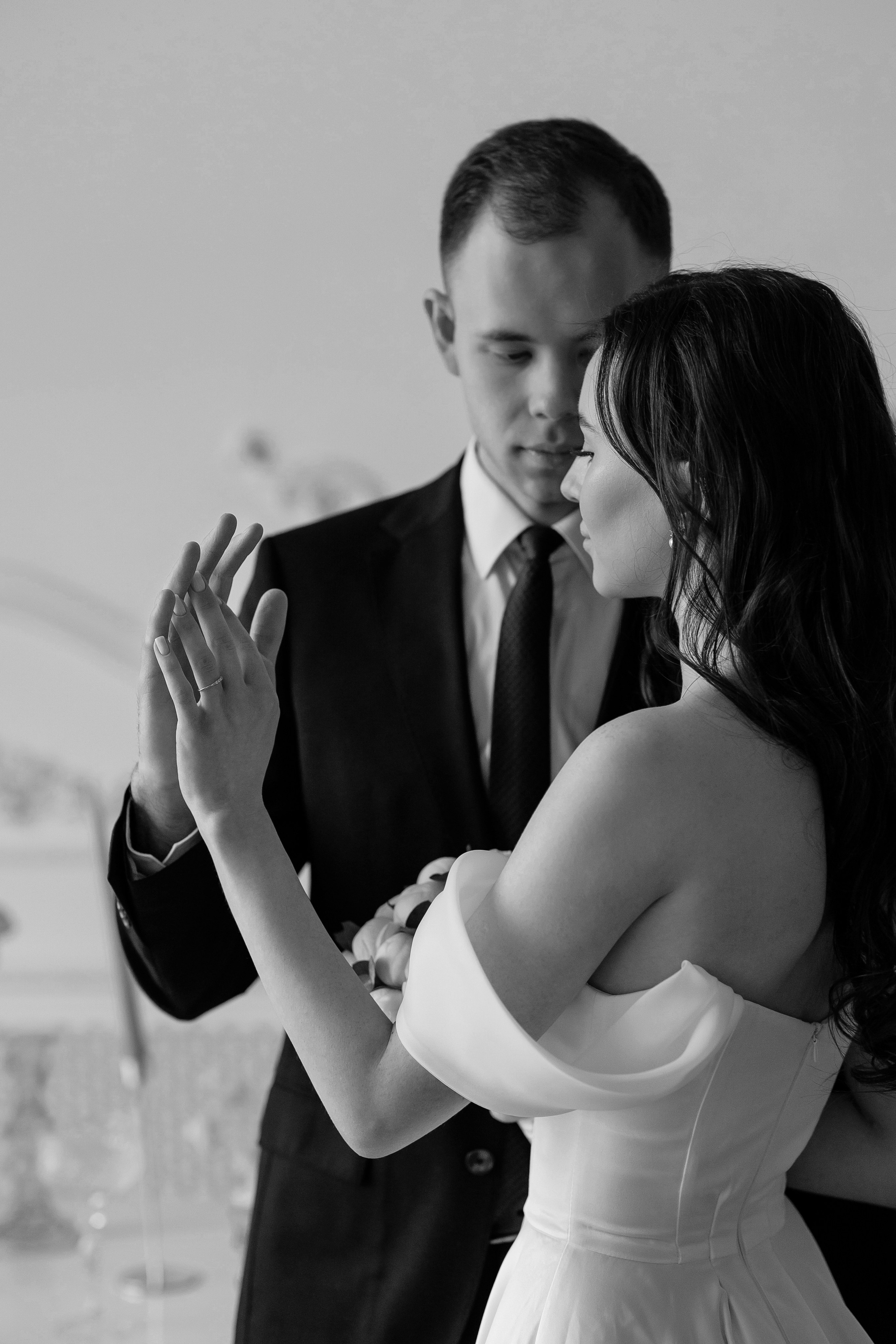 свадебная фотосессия в студии в Москве