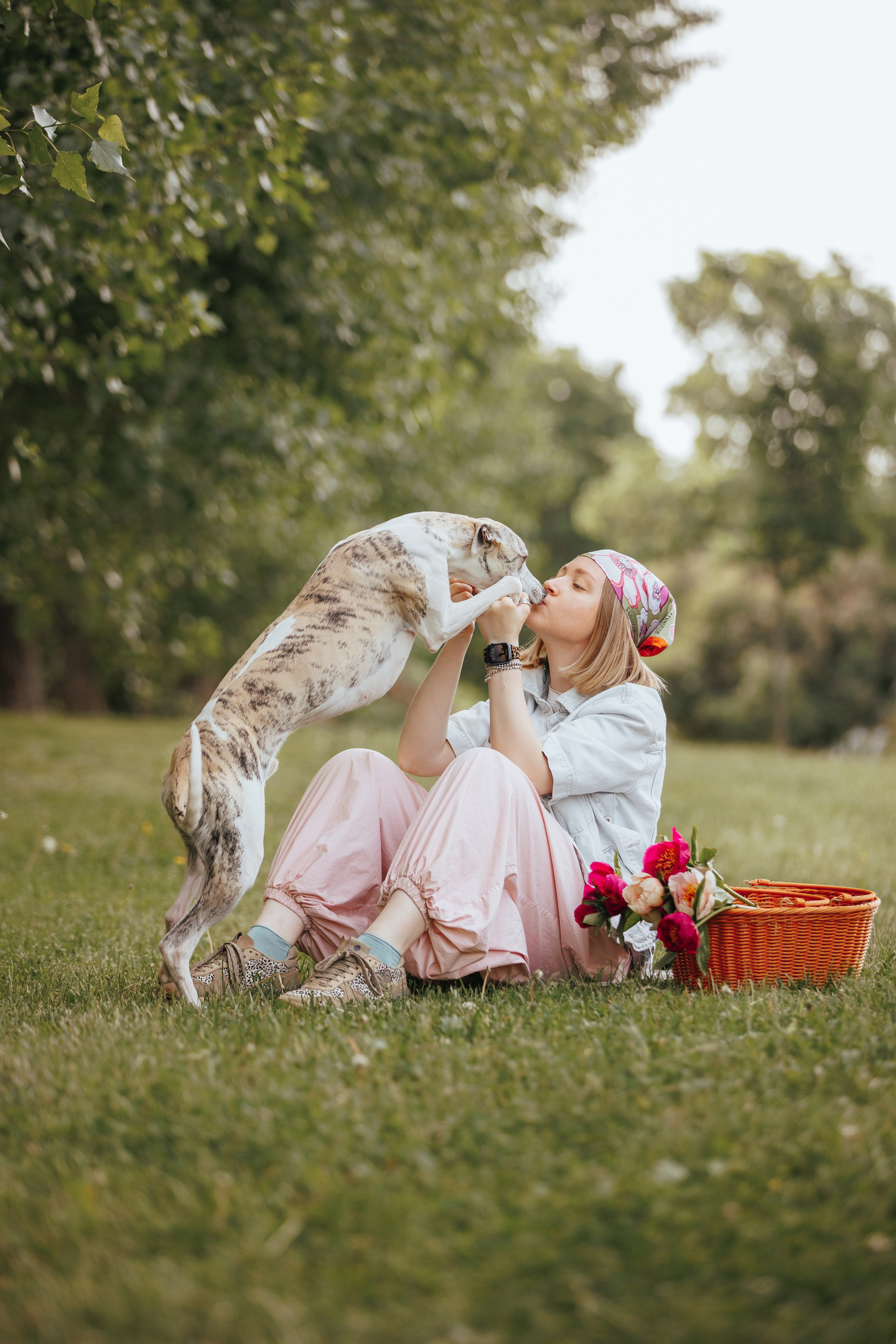 Саша и Гусь. Фотограф анималист Кристина Карпова, Москва