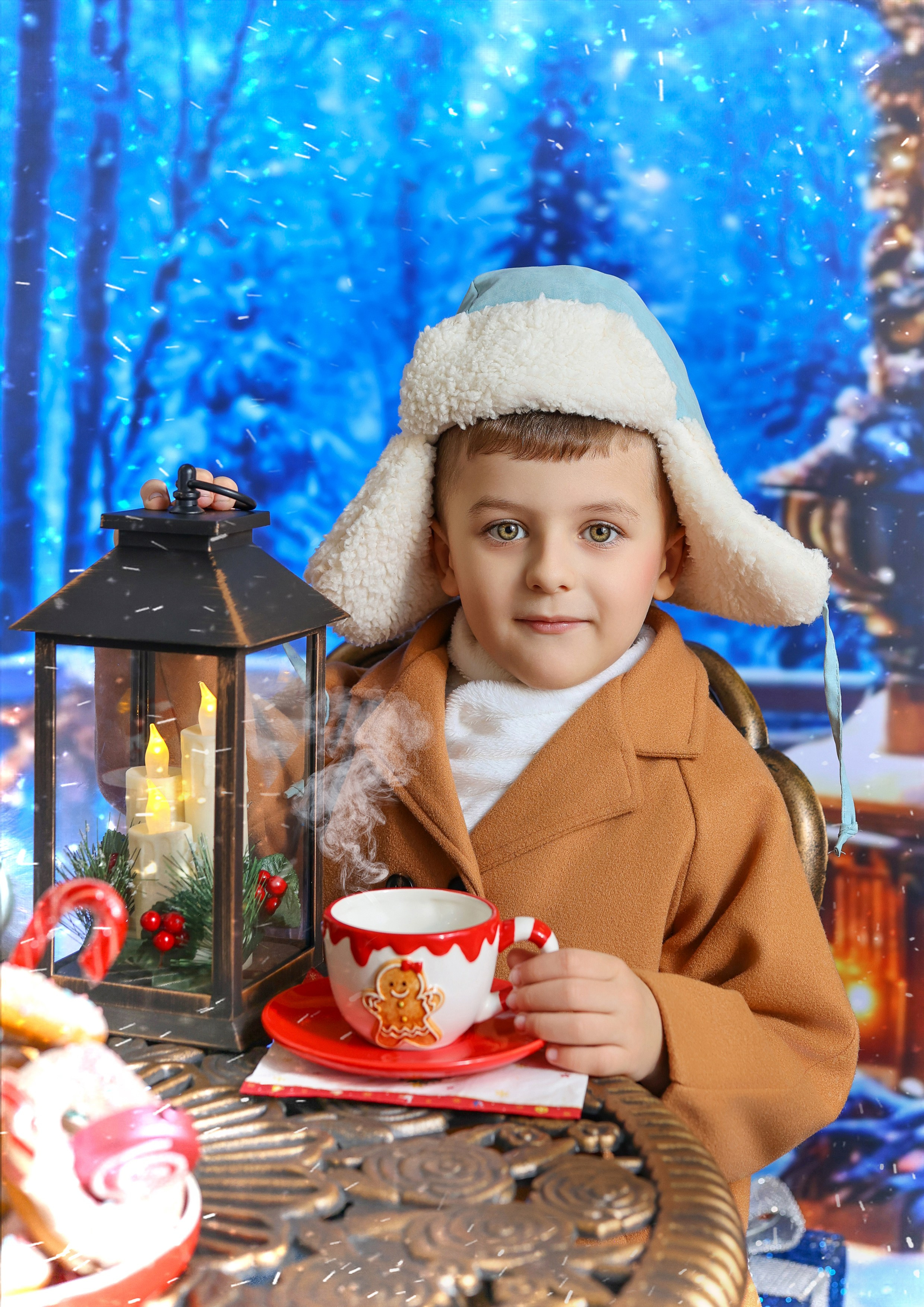 Фотосессия «В гостях у Деда Мороза» 2025. Фотограф в детский сад Елена Колчева Новокузнецк