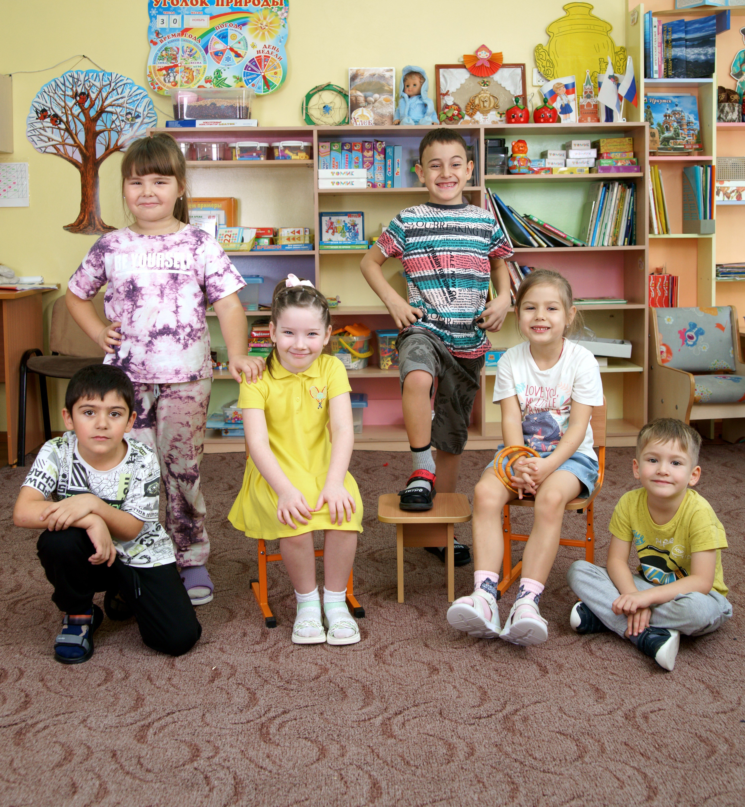 Фотосессия выпускников детского сада в Иркутске