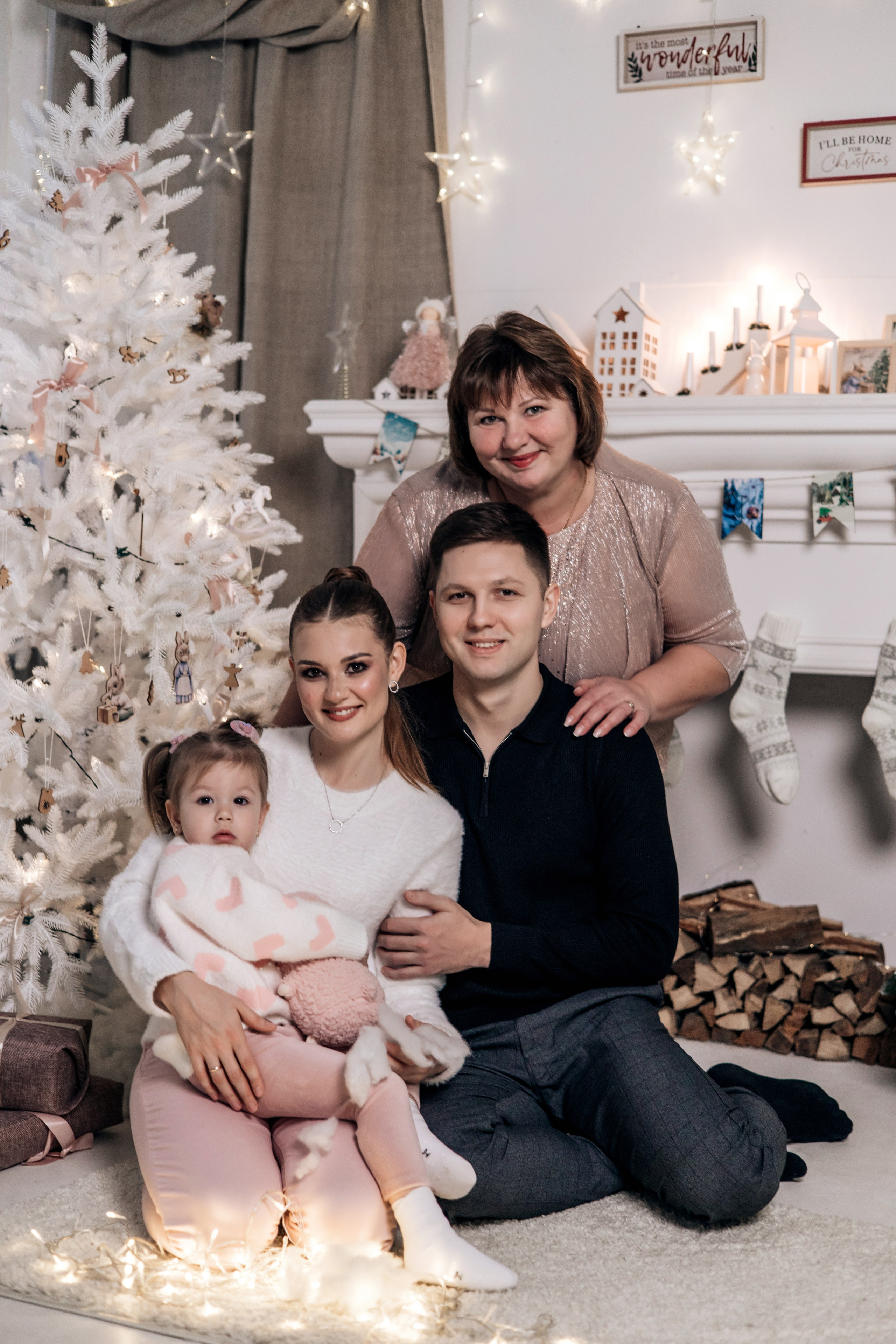 Семейная новогодняя фотосессия. Свадебный фотограф и видеограф Саша и Таня в Саратове