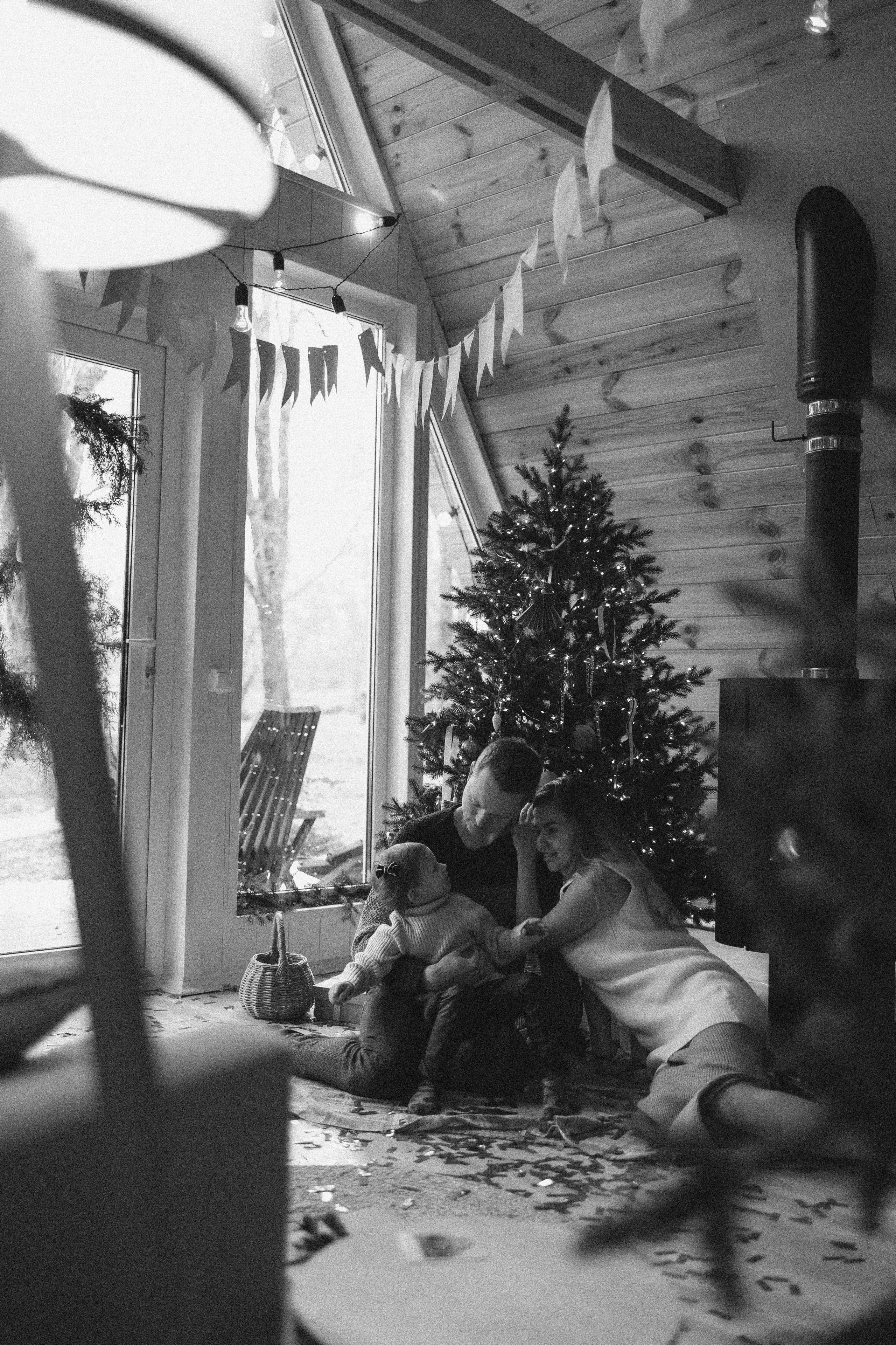 Новогодняя история в домике. Семейный и детский фотограф, таганрог, ростов-на-дону