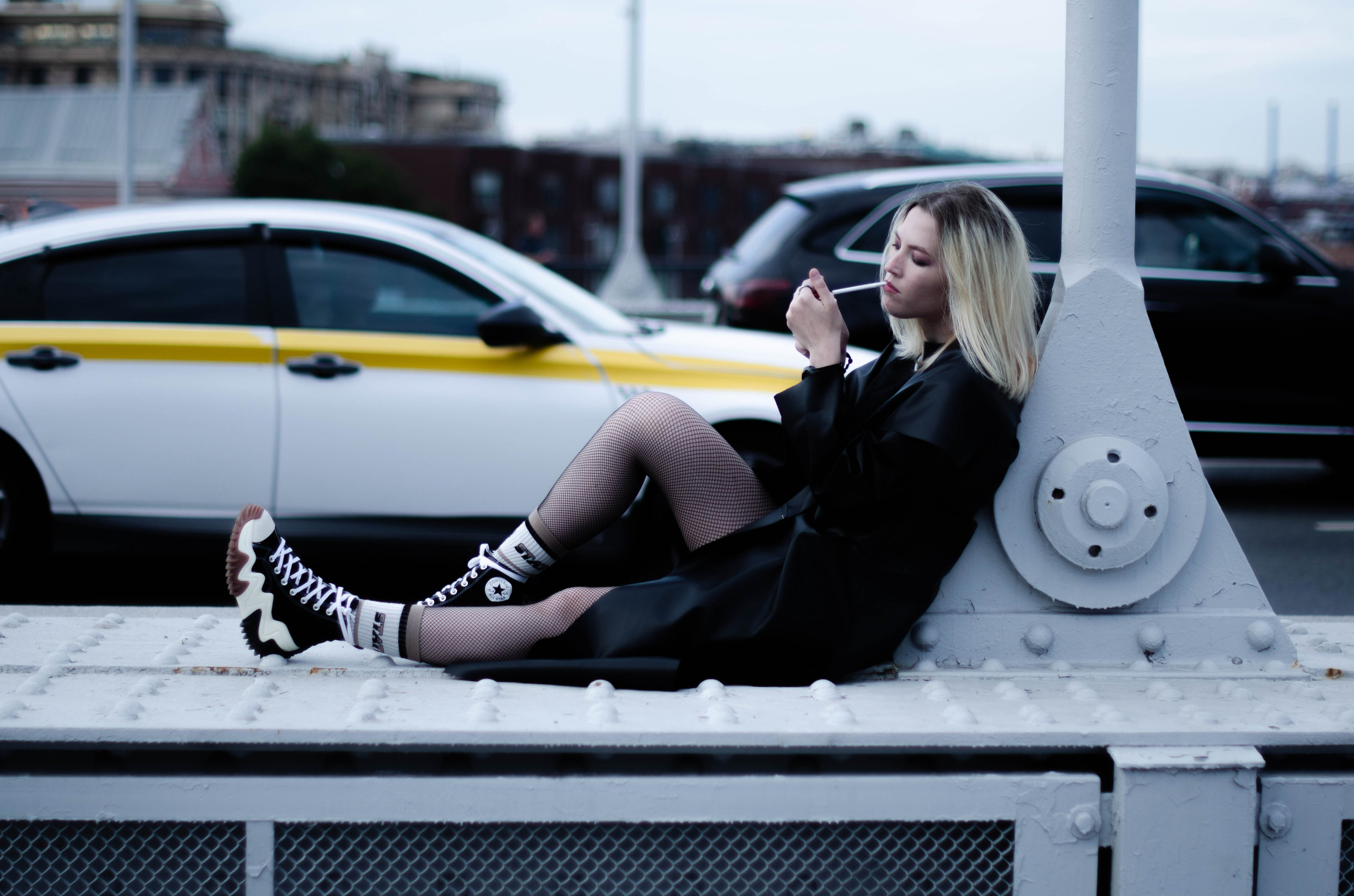 Анна. Гаражные фотки. Фотограф Ольга Назарова