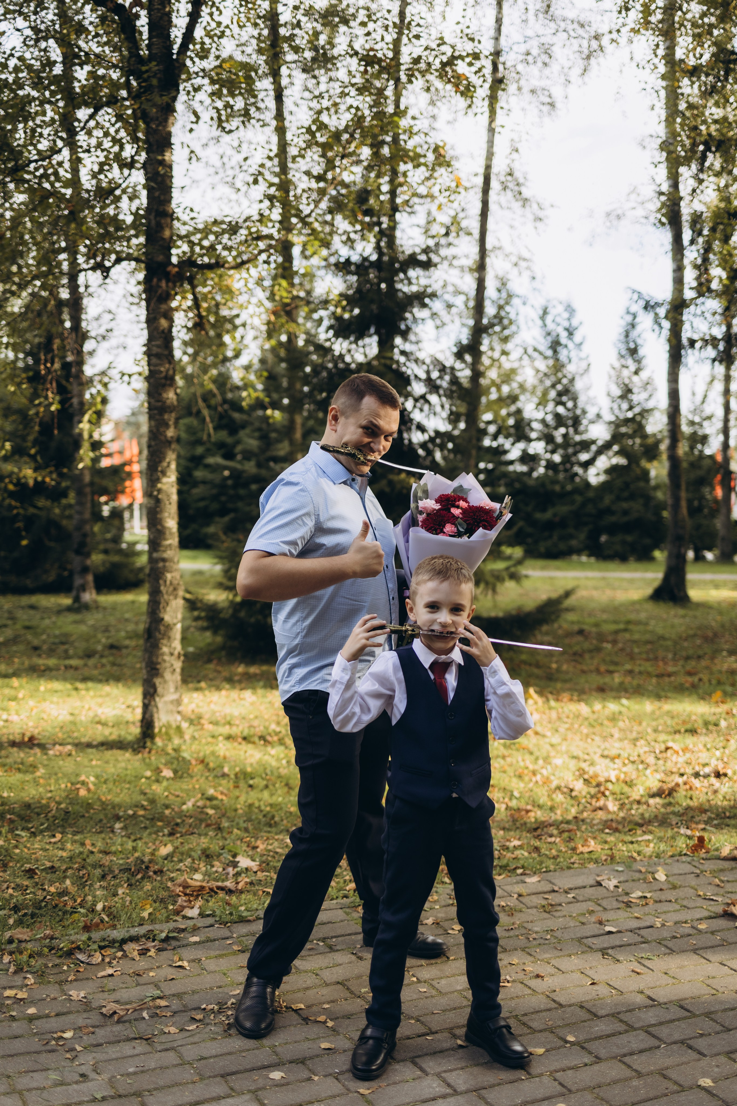 Первая школьная фотография Димули (1.09.2025 г.) г. Обнинск (Калужская обл.). Надежда Стар семейный и церковный фотограф в Жукове и Калужской области