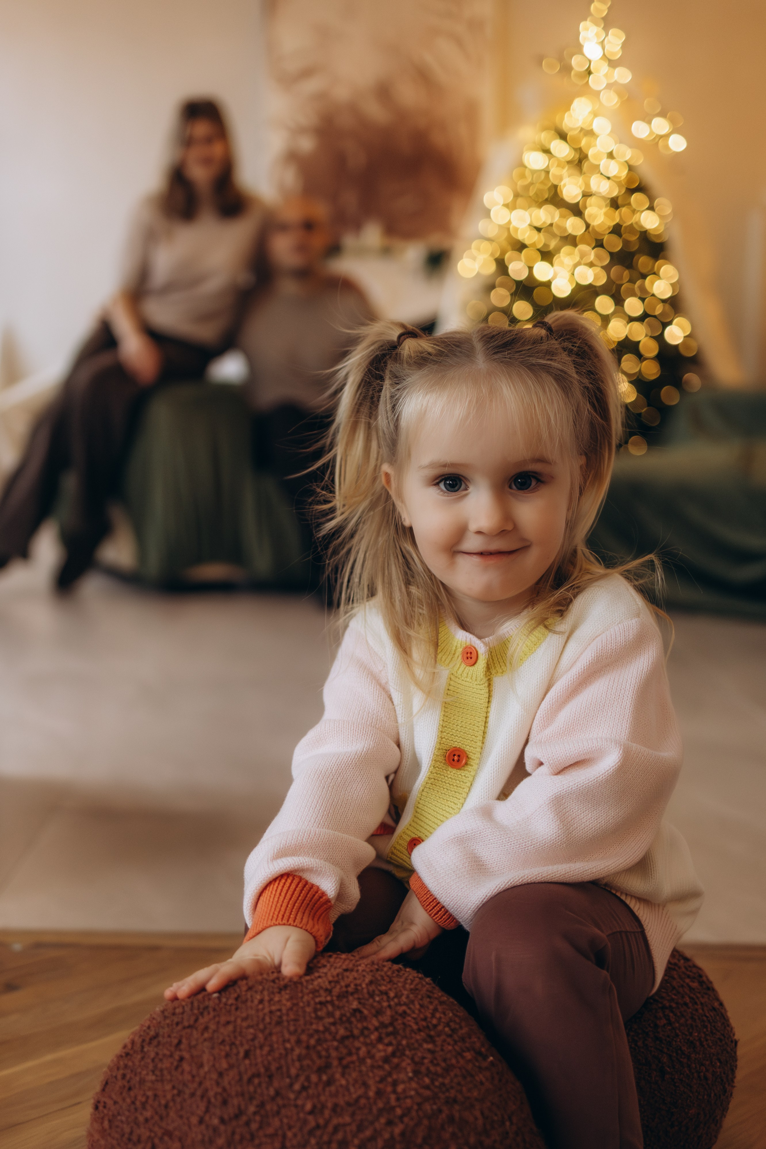 Новогодняя семейная в студии, г. Обнинск (Калужская обл.). Надежда Стар семейный и церковный фотограф в Жукове и Калужской области