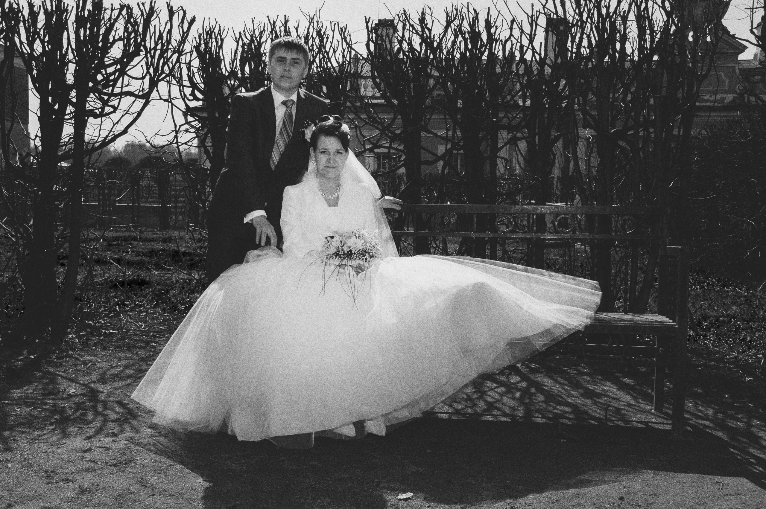 Кирилл и Анна. Свадьба в черно-белых фотографиях. Фотограф в городе Электросталь Ногинск Москва — Алексей Закхеев