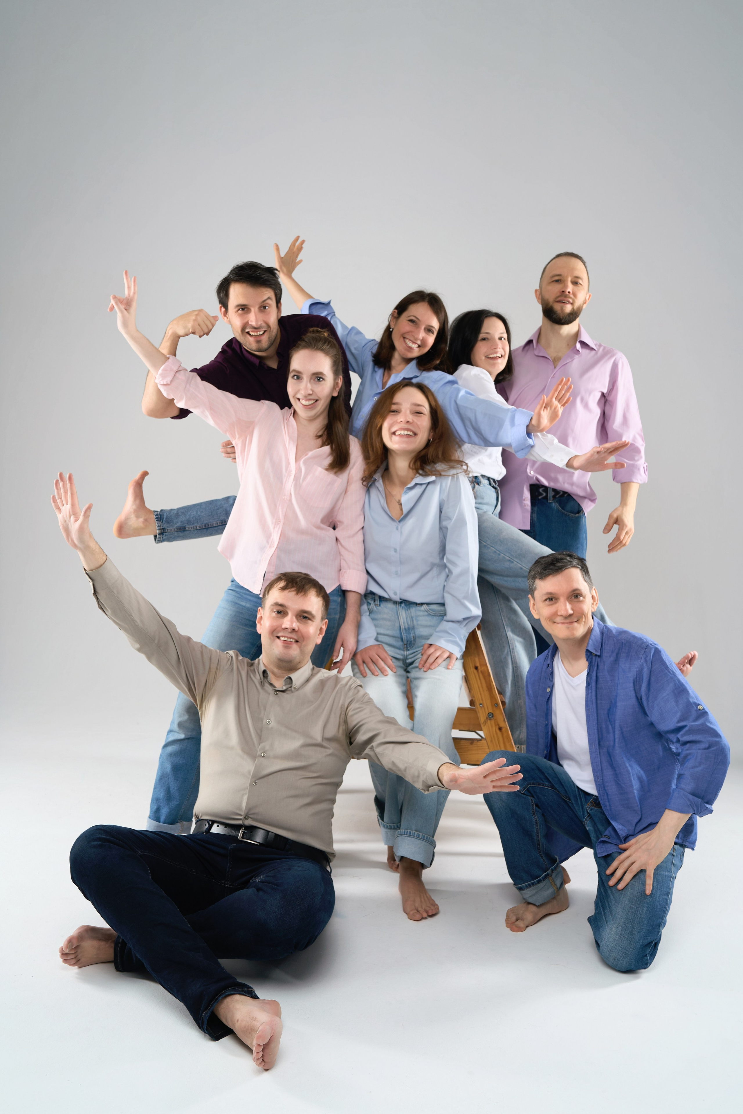 С друзьями. Фотограф Анастасия Дроздова