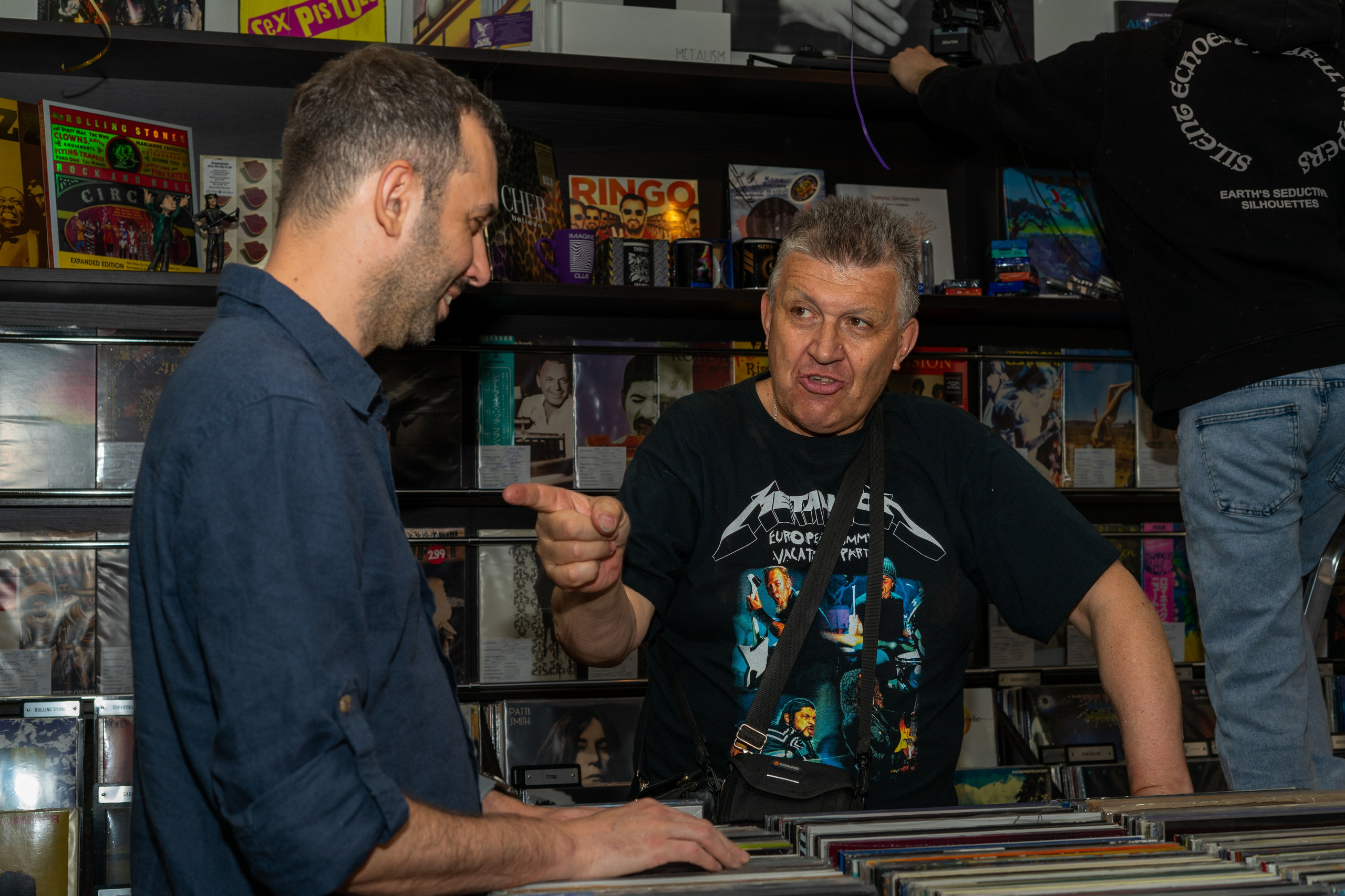 The Legendary Flower Punk — выступление в магазине пластинок. Фотограф Олег Колногоров