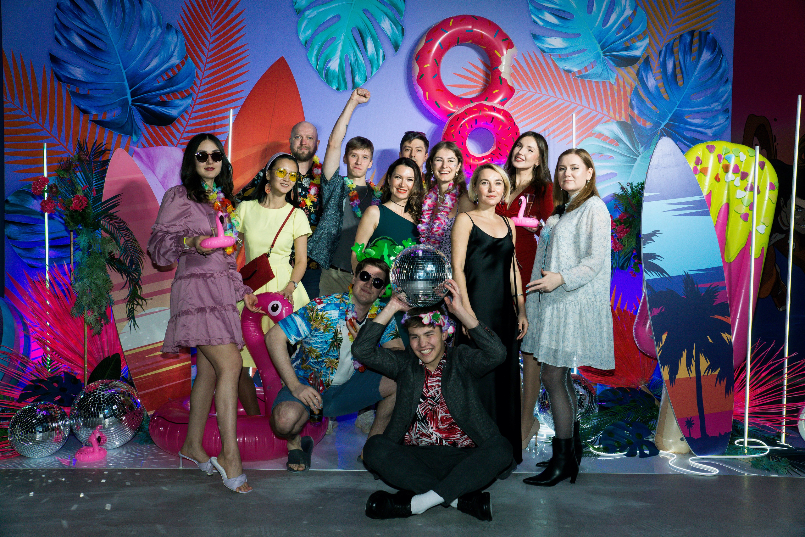 МТС корпоратив Гавайская вечеринка. Фотограф