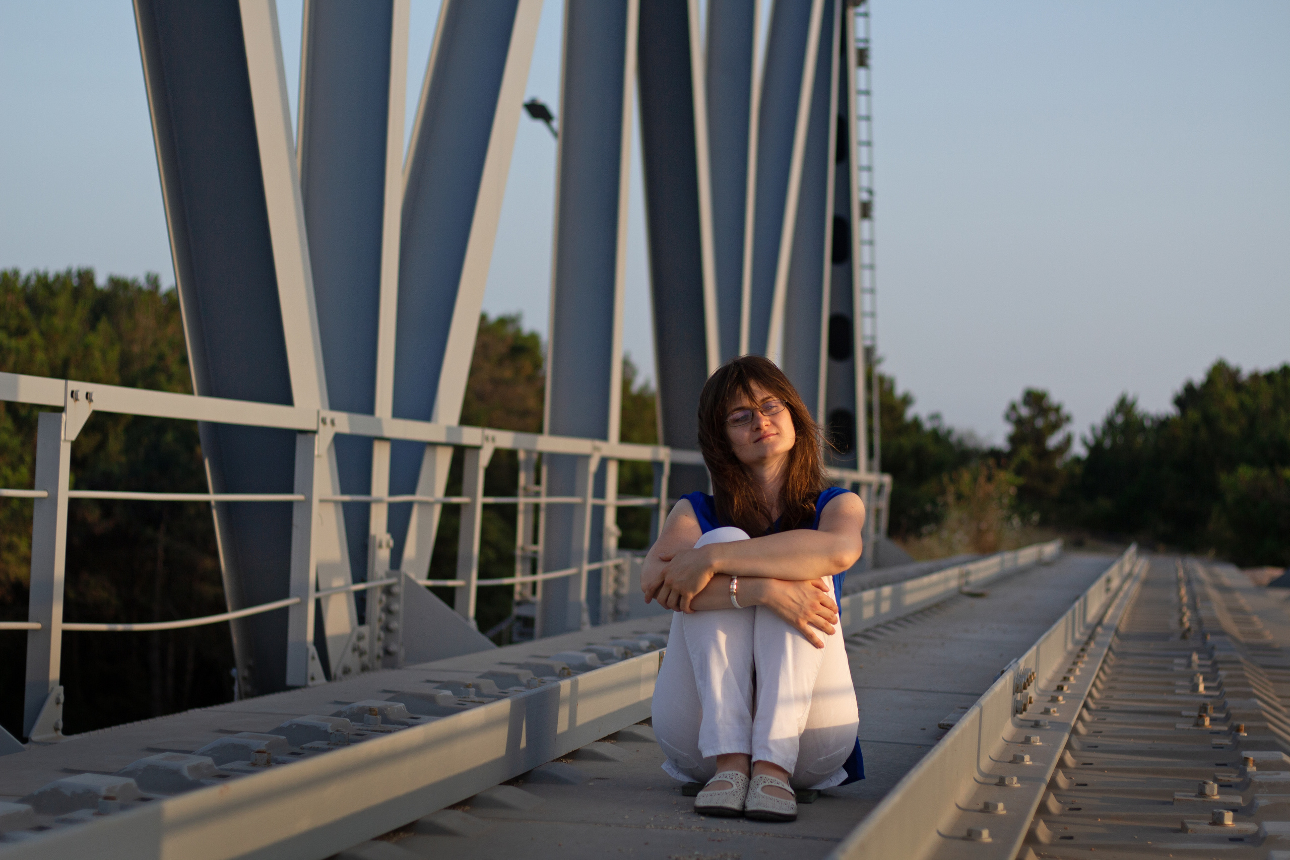Марина, летняя съёмка на мосту. Семейный и детский фотограф в г. Севастополь Екатерина Солдатова