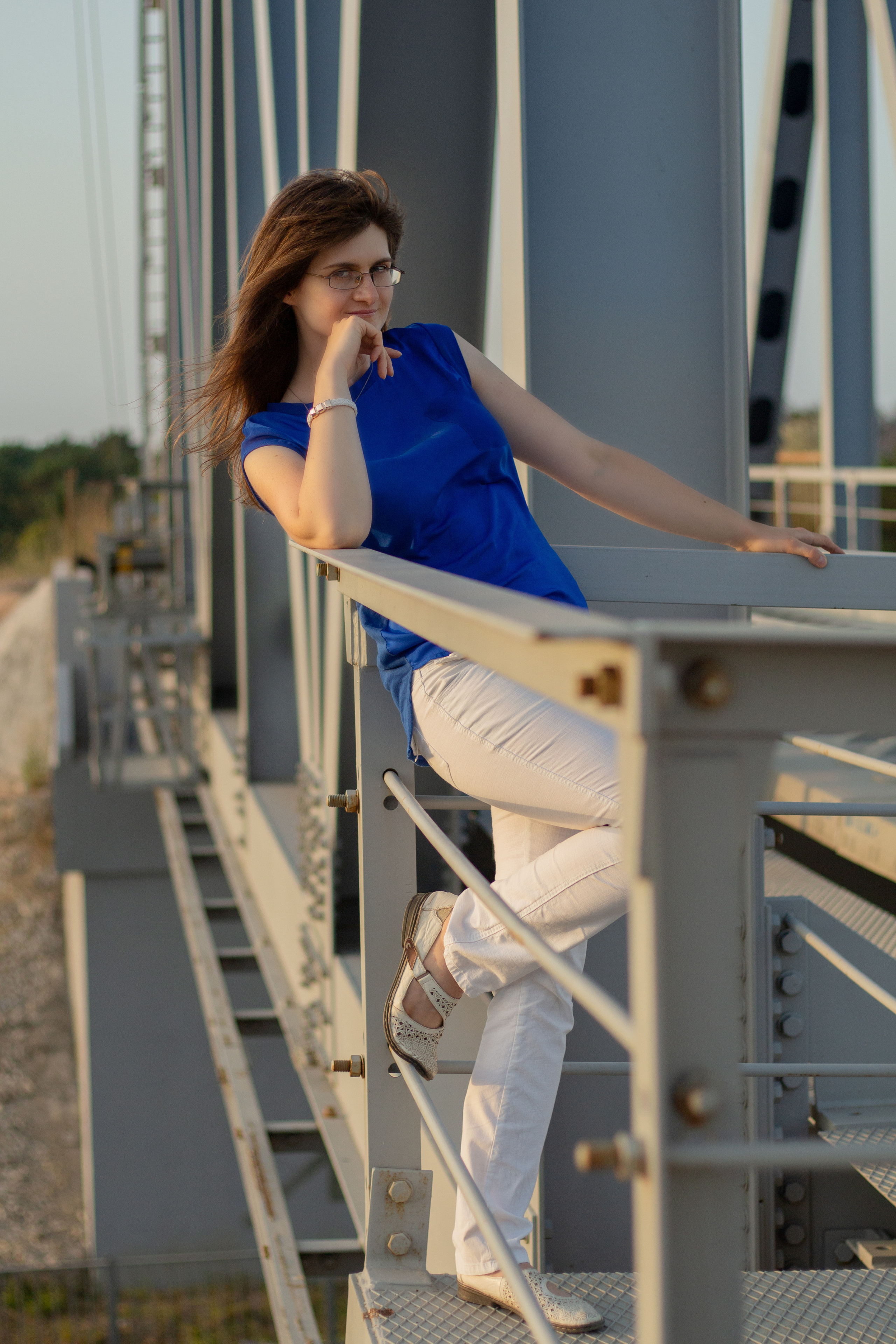 Марина, летняя съёмка на мосту. Семейный и детский фотограф в г. Севастополь Екатерина Солдатова