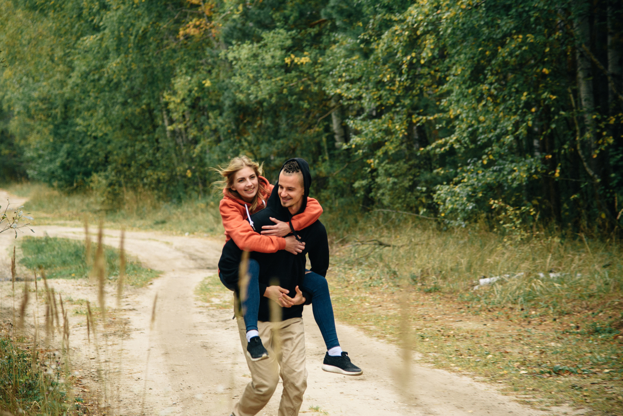 Фотосессия love story на природе. Фотограф Москва