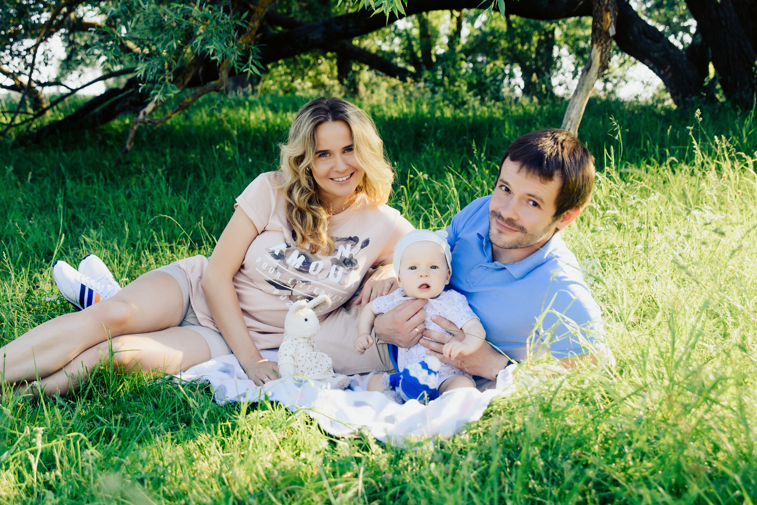 Семейная фотосессия на природе. Фотограф Москва