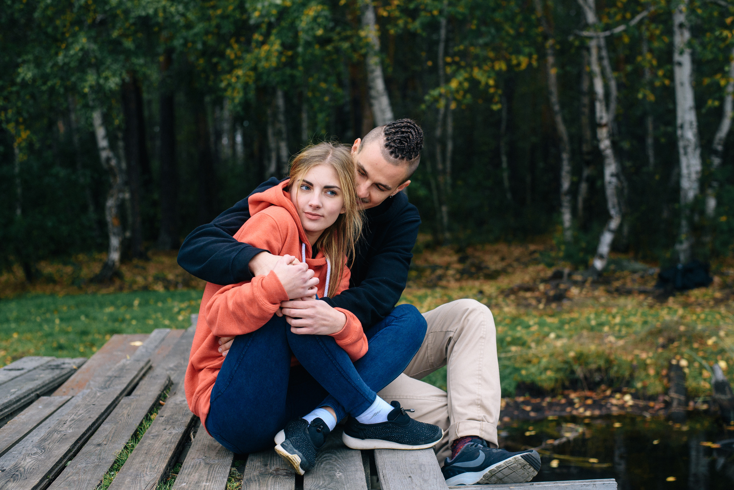 Фотосессия love story на природе. Фотограф Москва