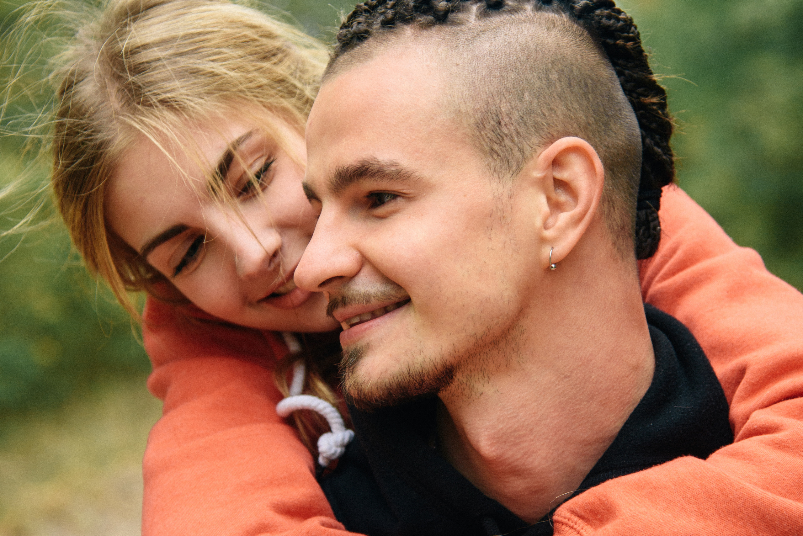 Фотосессия love story на природе. Фотограф Москва