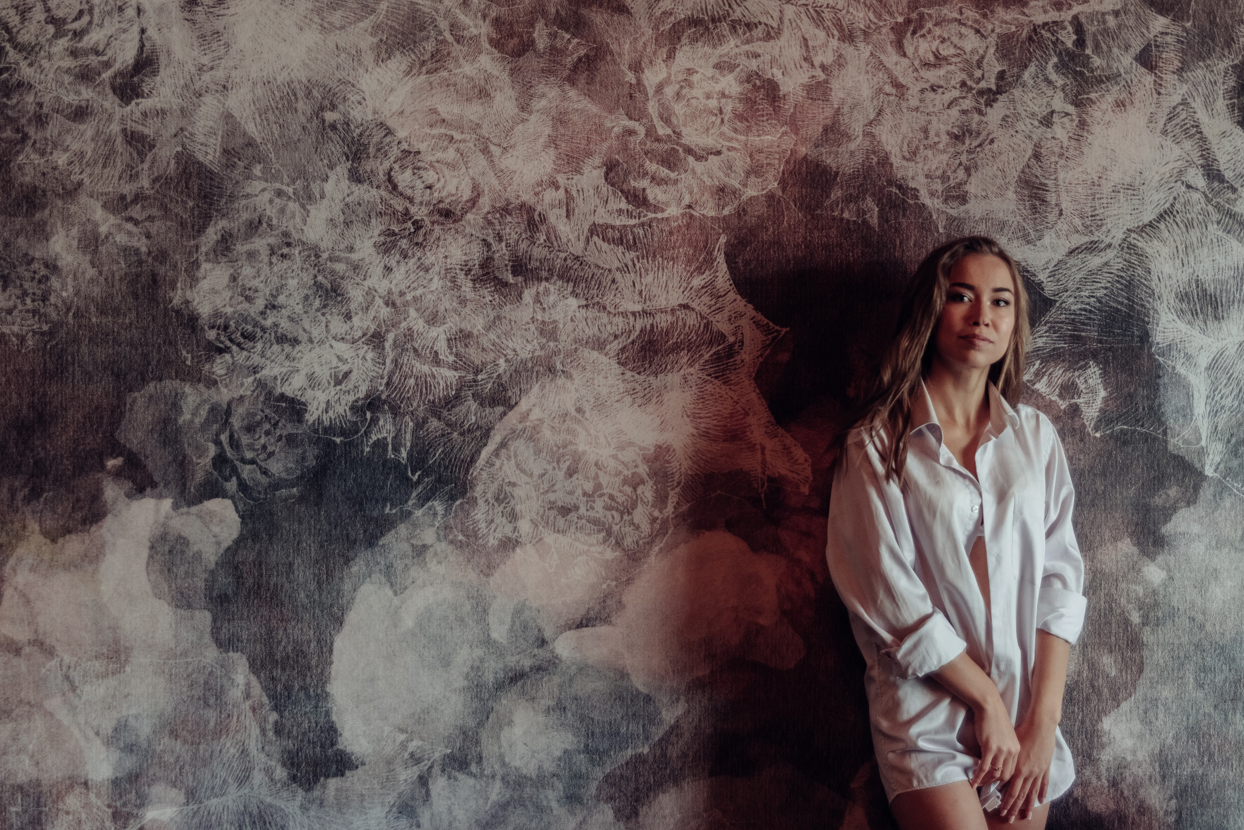 Свадебная фотосессия в фотостудии. Фотограф Москва