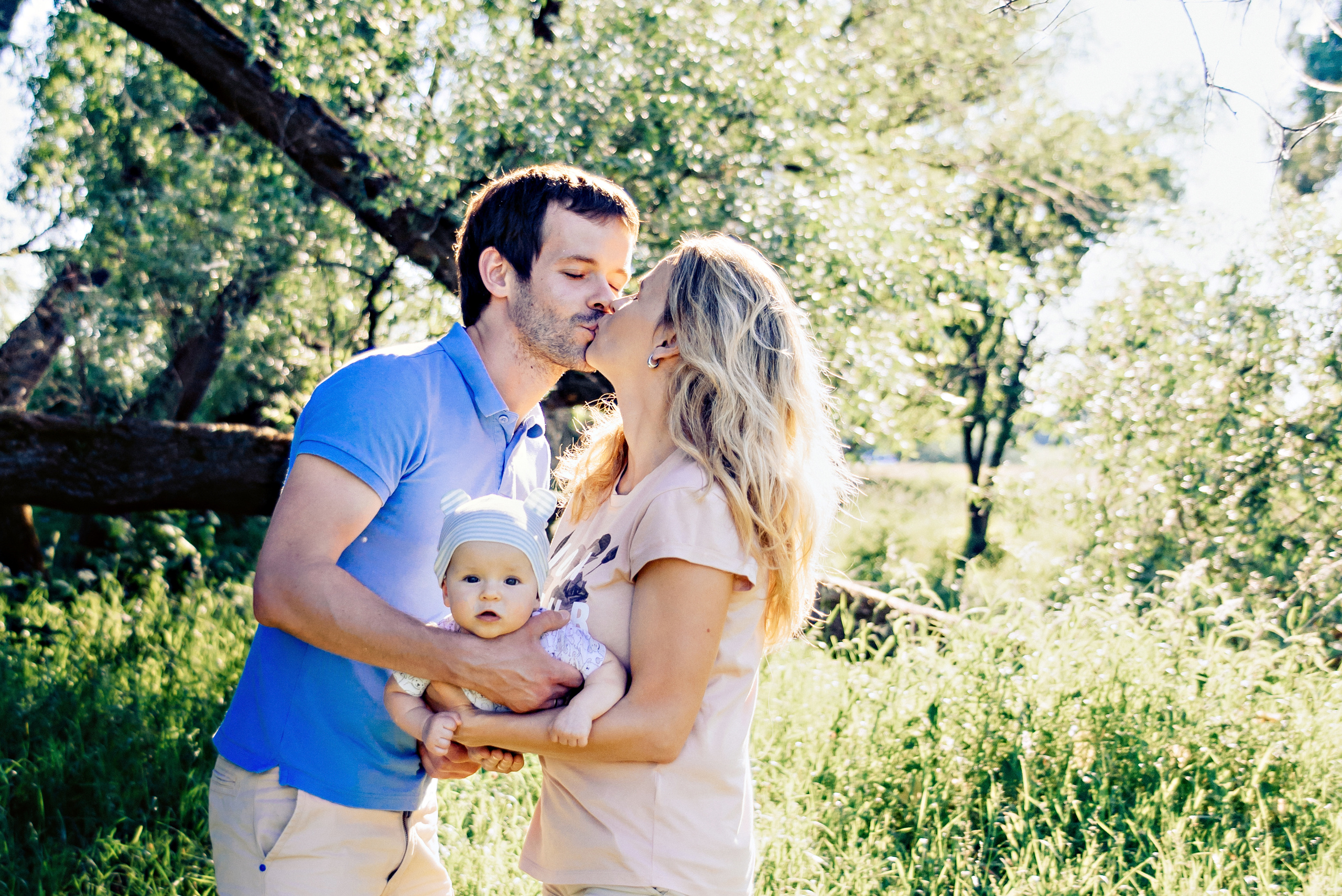 Семейная фотосессия на природе. Фотограф Москва