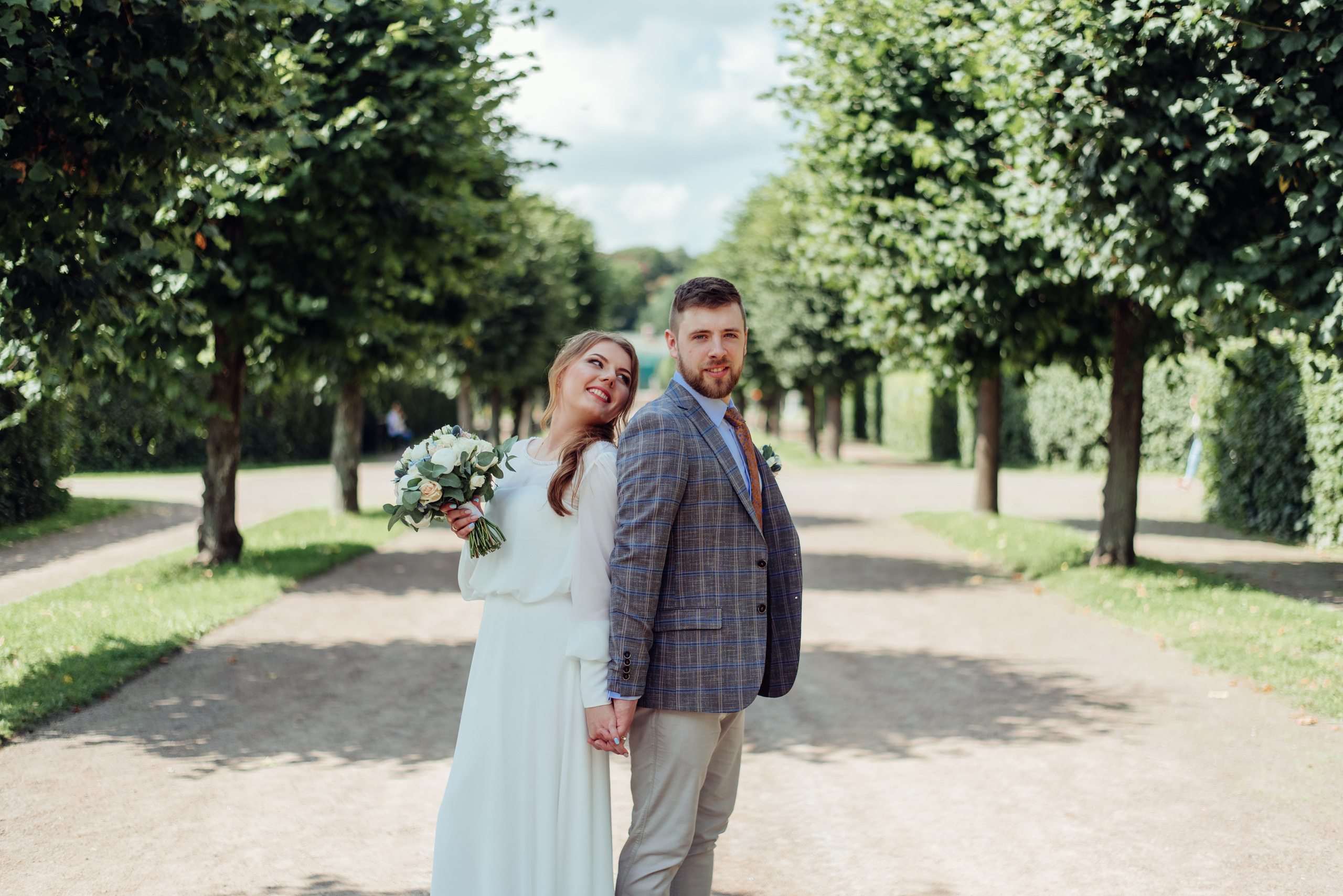 Свадебная фотосессия в Кусково. Фотограф Москва