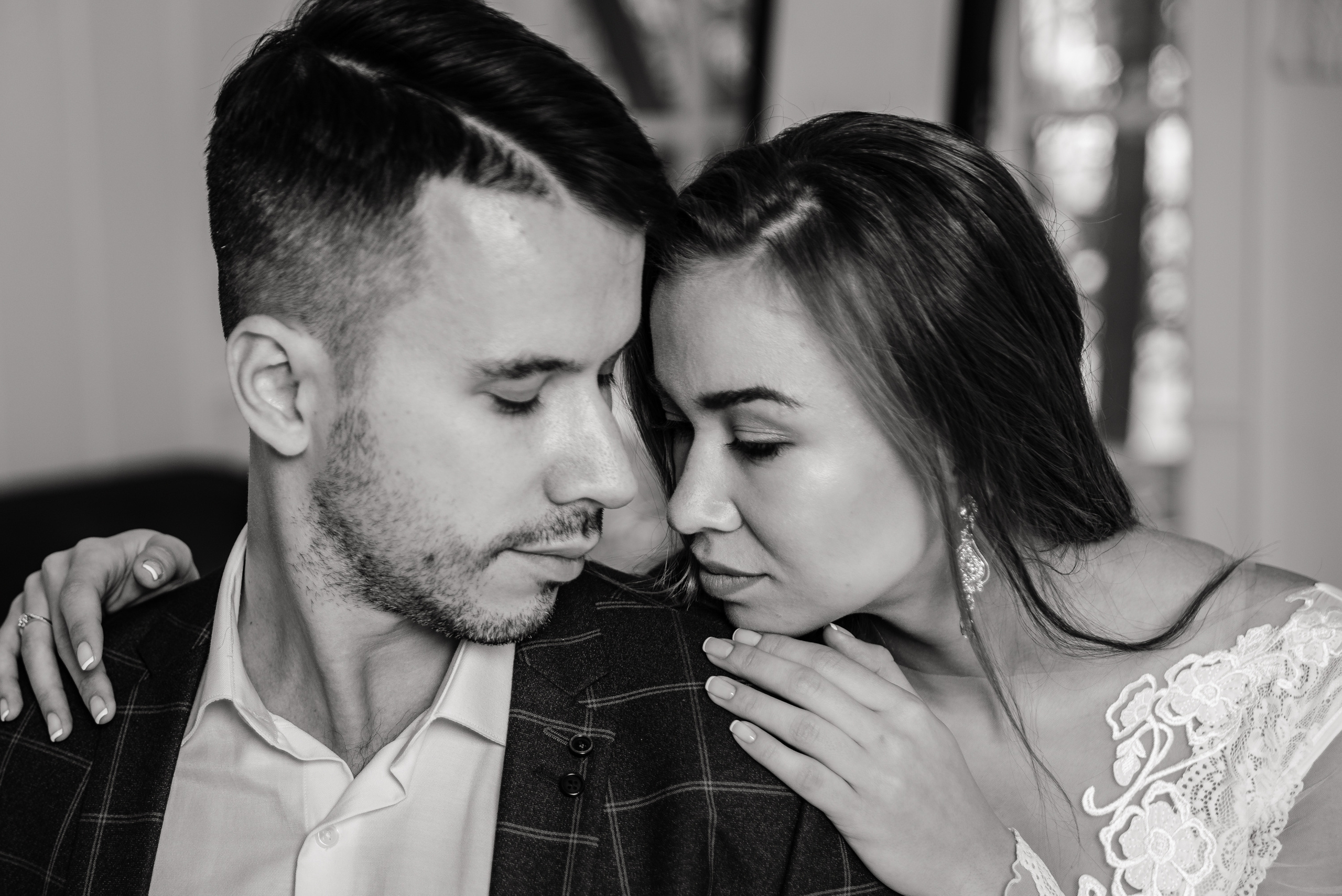 Свадебная фотосессия в фотостудии. Фотограф Москва