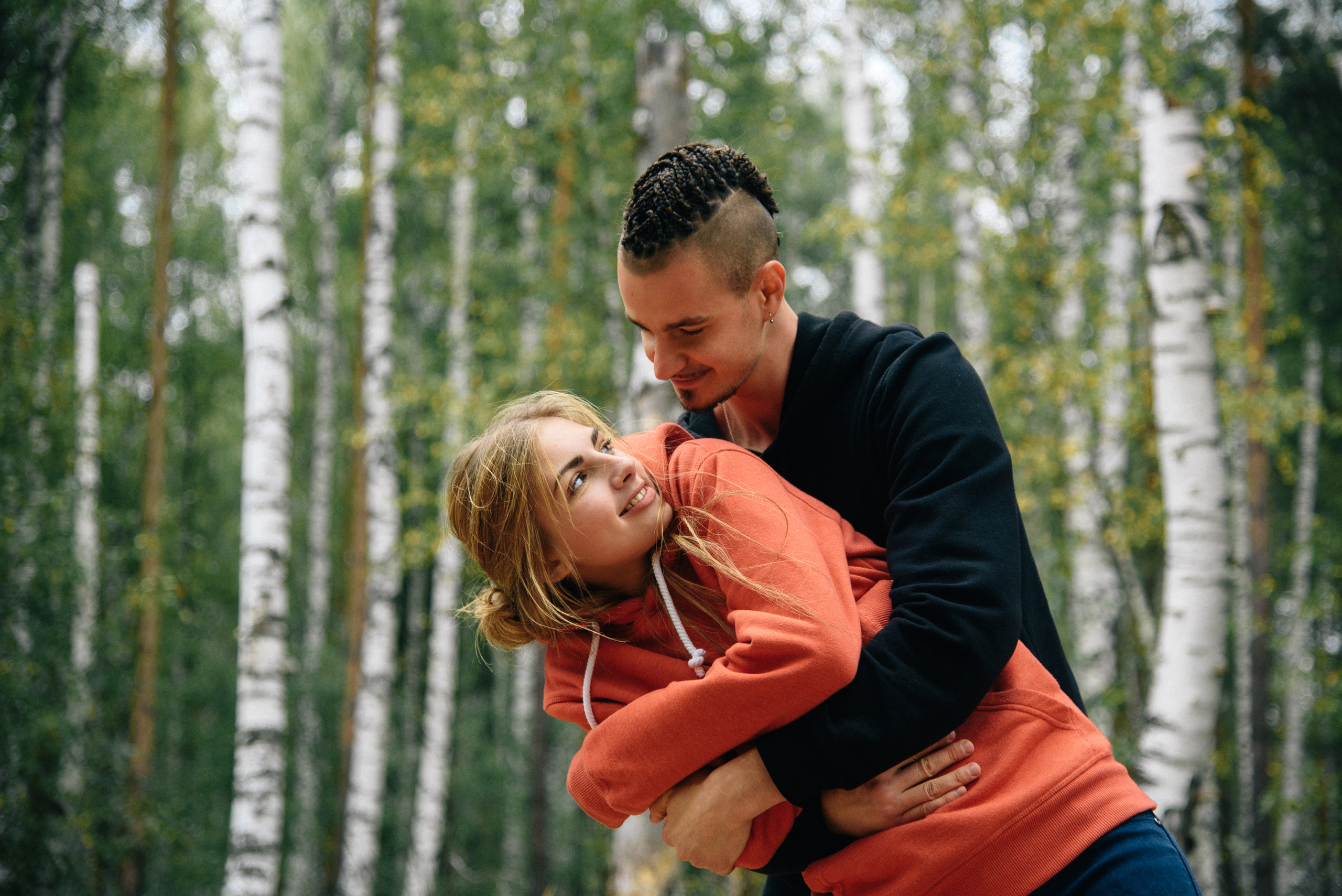 Фотосессия love story на природе. Фотограф Москва