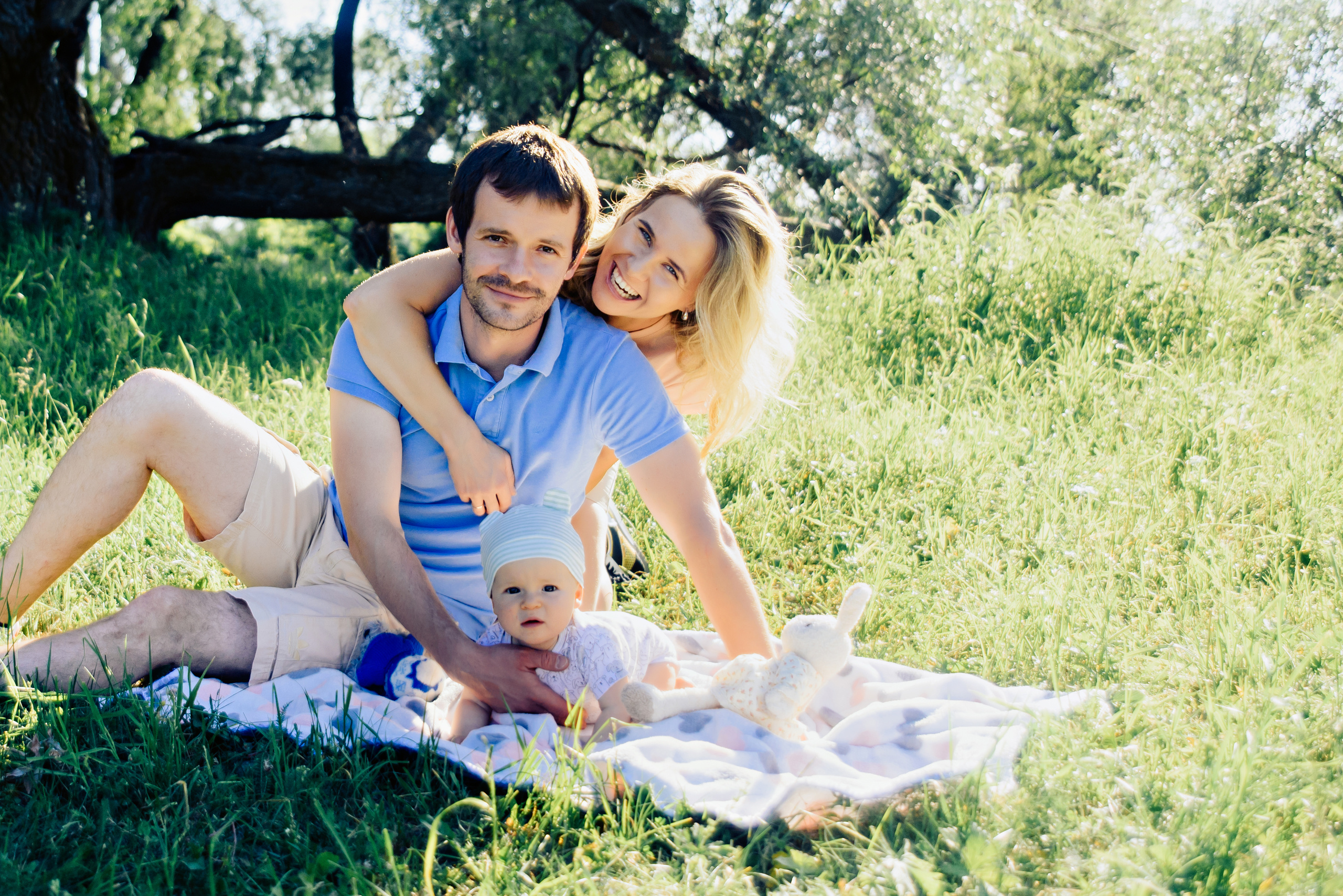 Семейная фотосессия на природе. Фотограф Москва