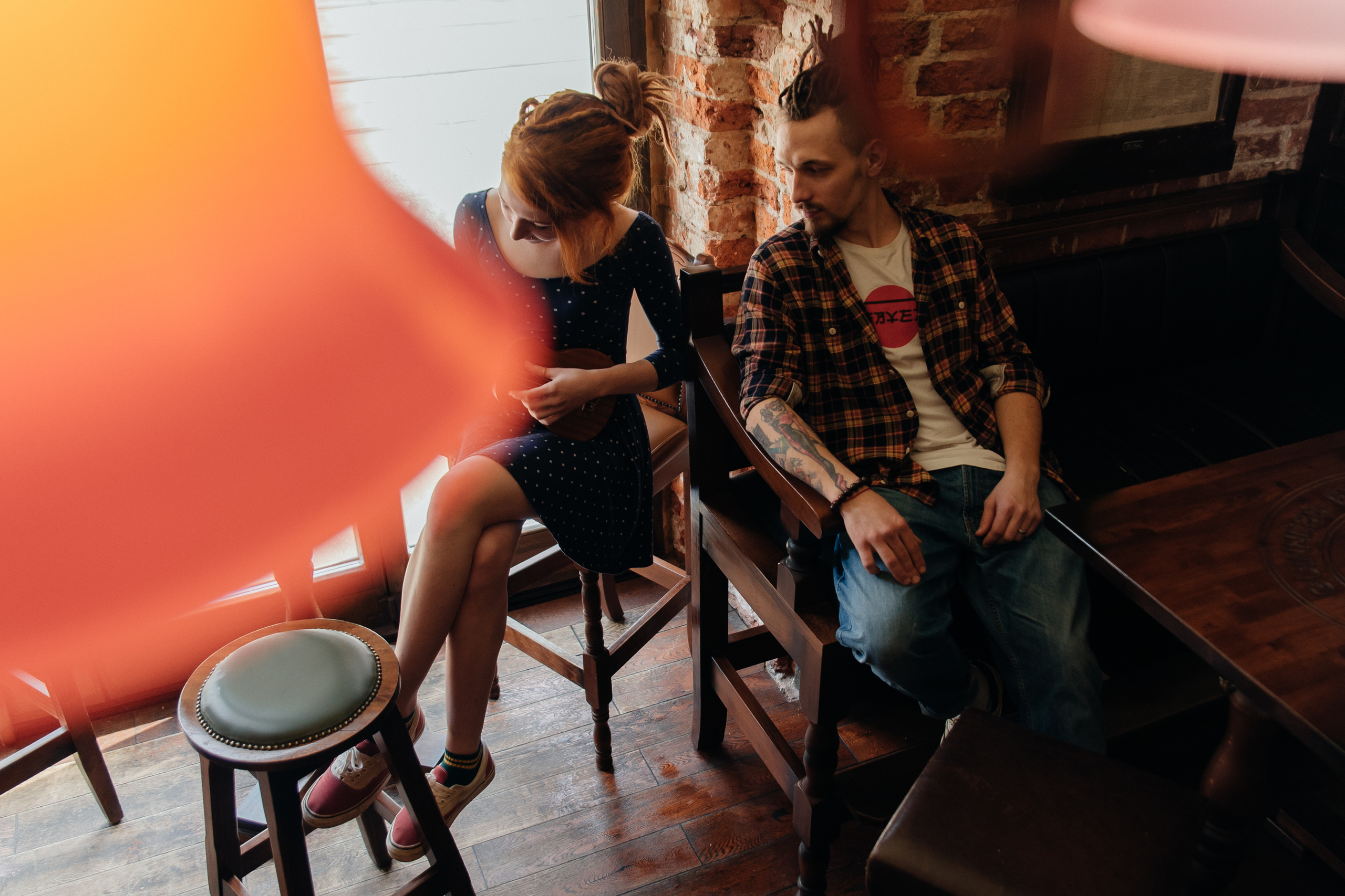 Фотосессия love story в кафе. Фотограф Москва