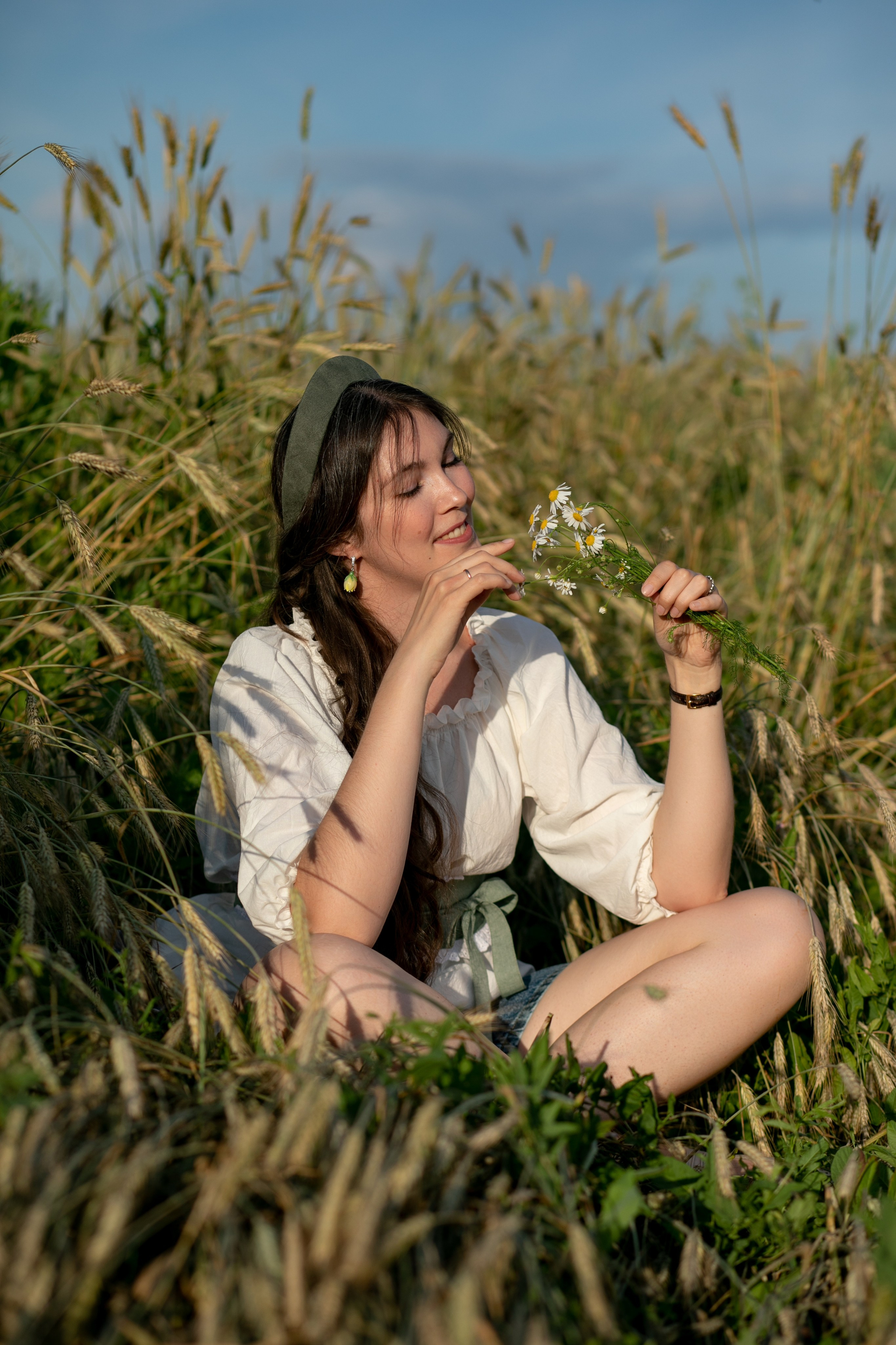 В полях)). Надежда Рыжова, портретная и контент-съемка в Челябинске