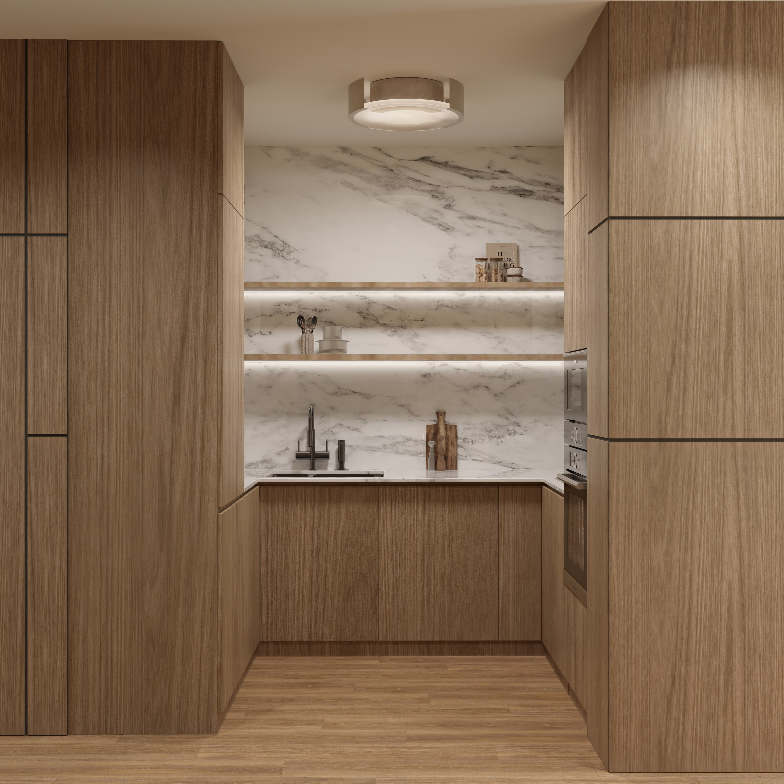 3Д визуализация и дизайн премиальной квартиры. Город Сочи.