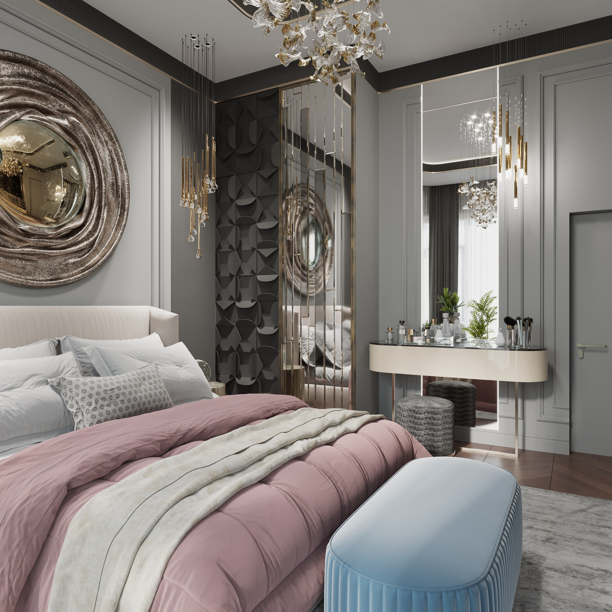 Дом в Новотиторовской — визуализация роскошного особняка. 3Д Визуализация Интерьера и Архитектуры