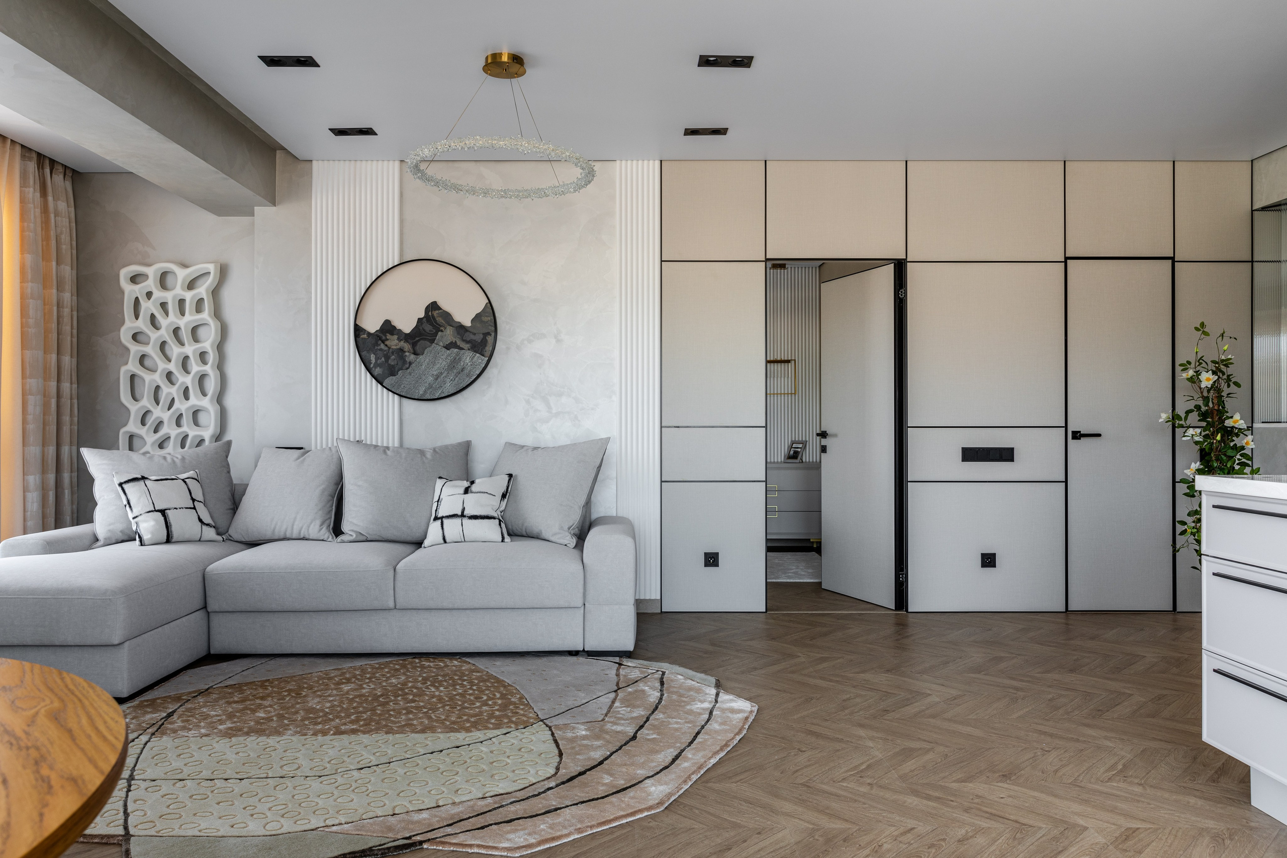 Дизайн проект Юлии Хаметовой @khametova_julia квартира в ЖК "Каравелла Португалии". Интерьерный фотограф в Сочи Владислав Нагин