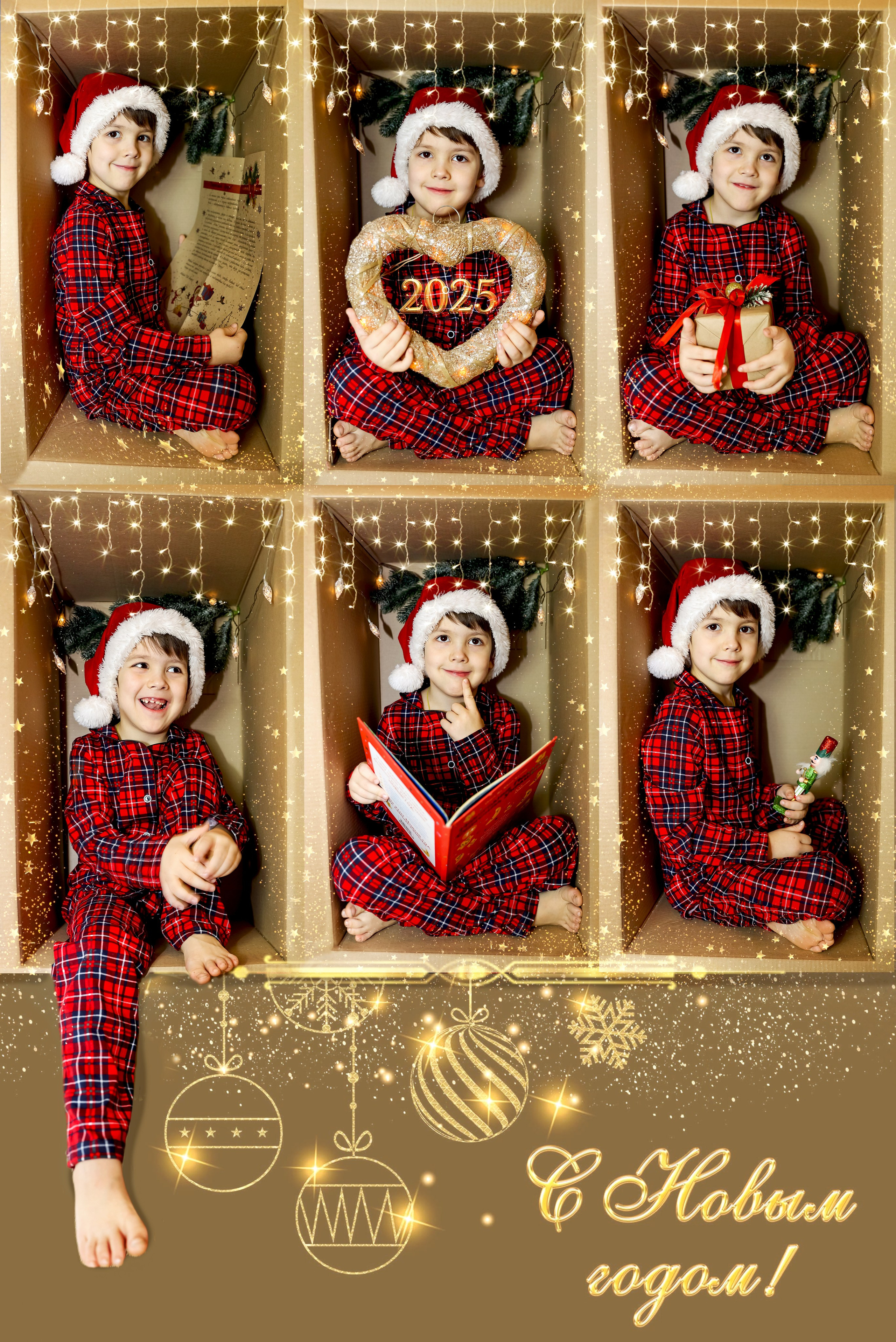 Новогодняя открытка. Фотограф — Татьяна Кириллова, г. Санкт-Петербург