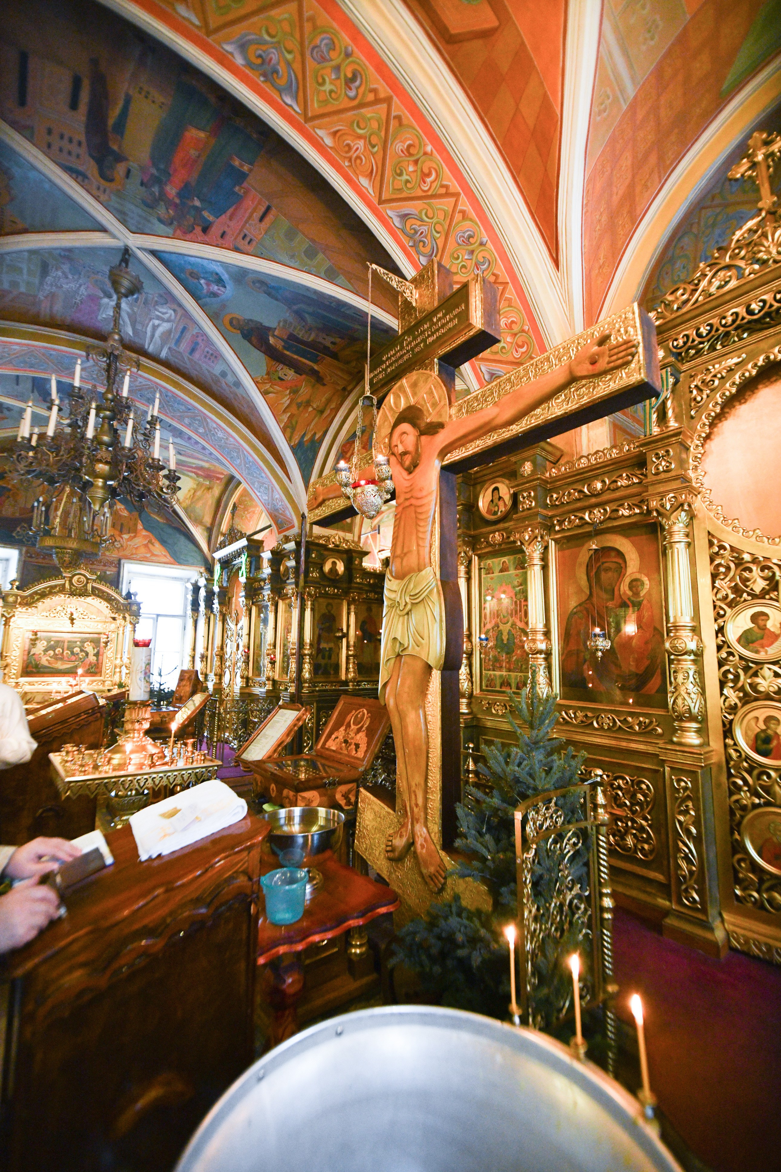 Крещение Анны. Храм Зосимы и Савватия. Гольяново. Свадебный и портретный фотограф в Москве Галина Борисова