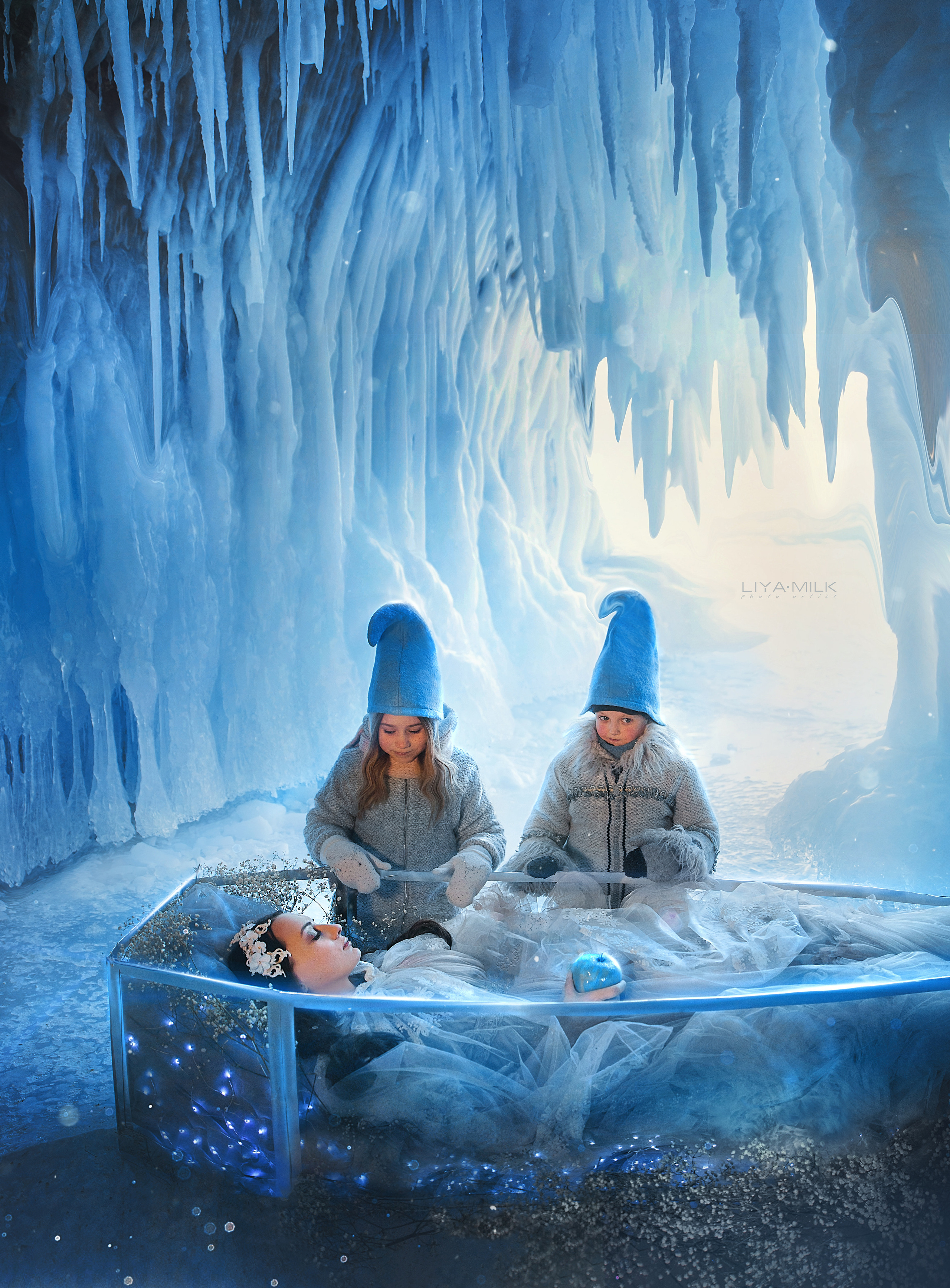 спящая принцесса ледяной гроб сказка Дисней фотосессия фотографмосква