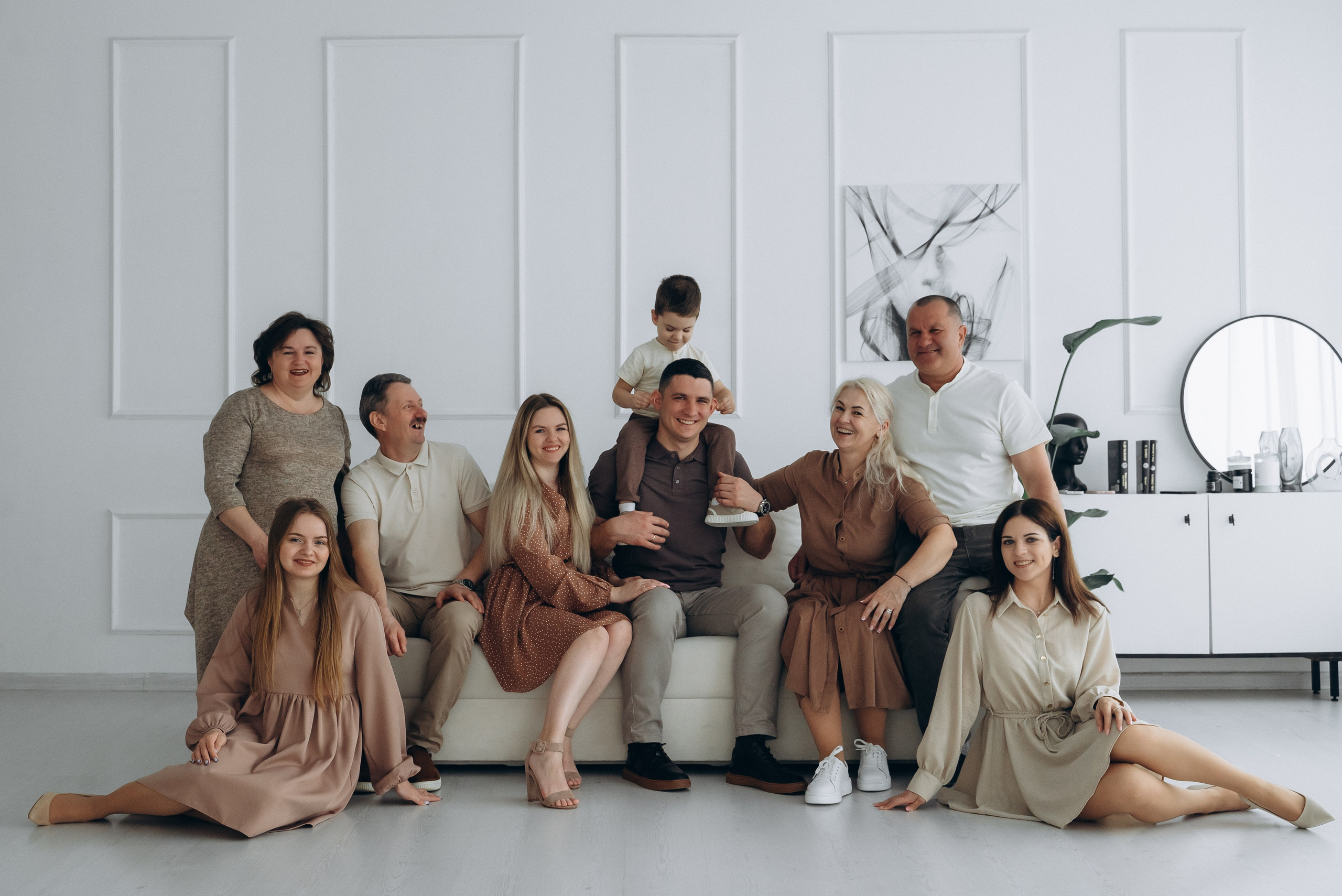 Фотосессия большой семьи. Семейный фотограф в Минске Дарья Дреко