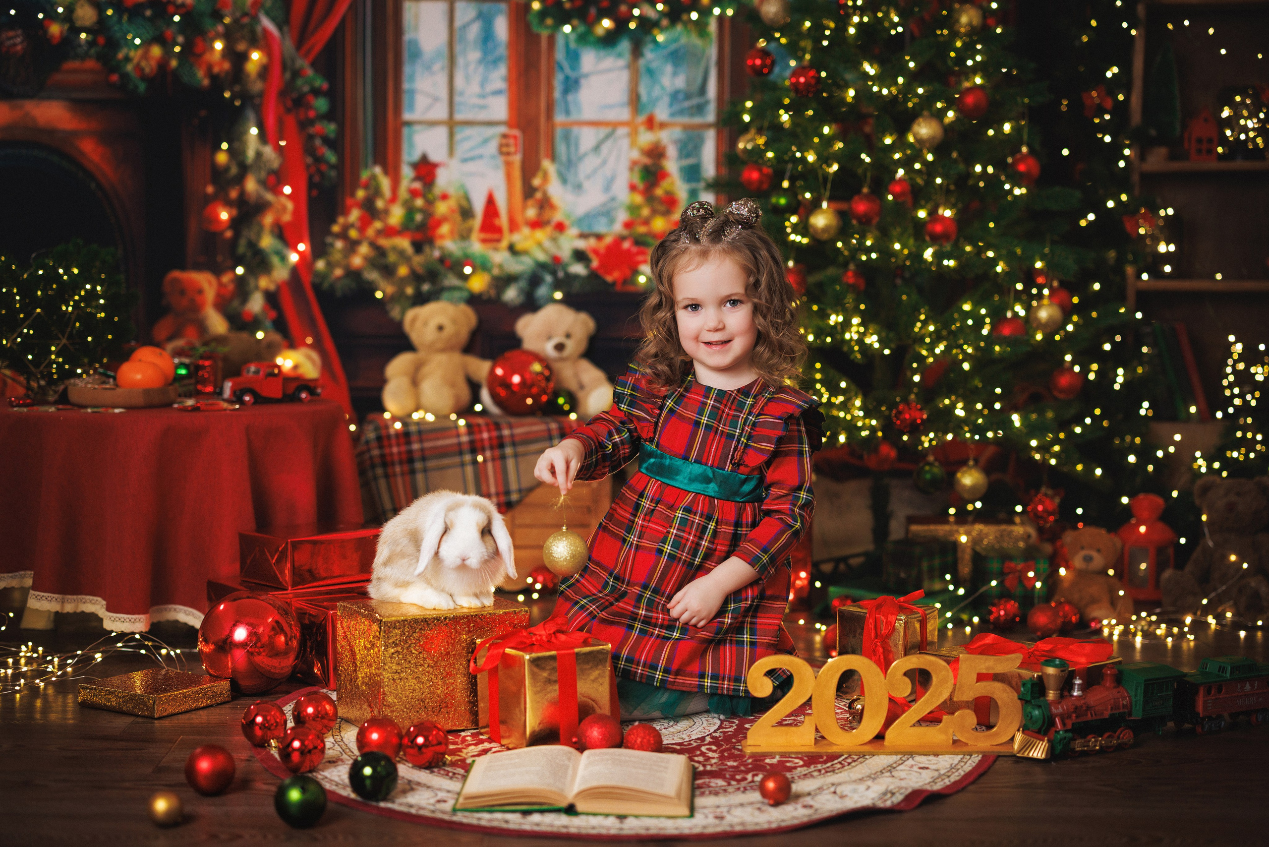 Фотостудия «Антураж», Новогодняя комната. Семейный и детский фотограф в Краснодаре Анна Трашкова