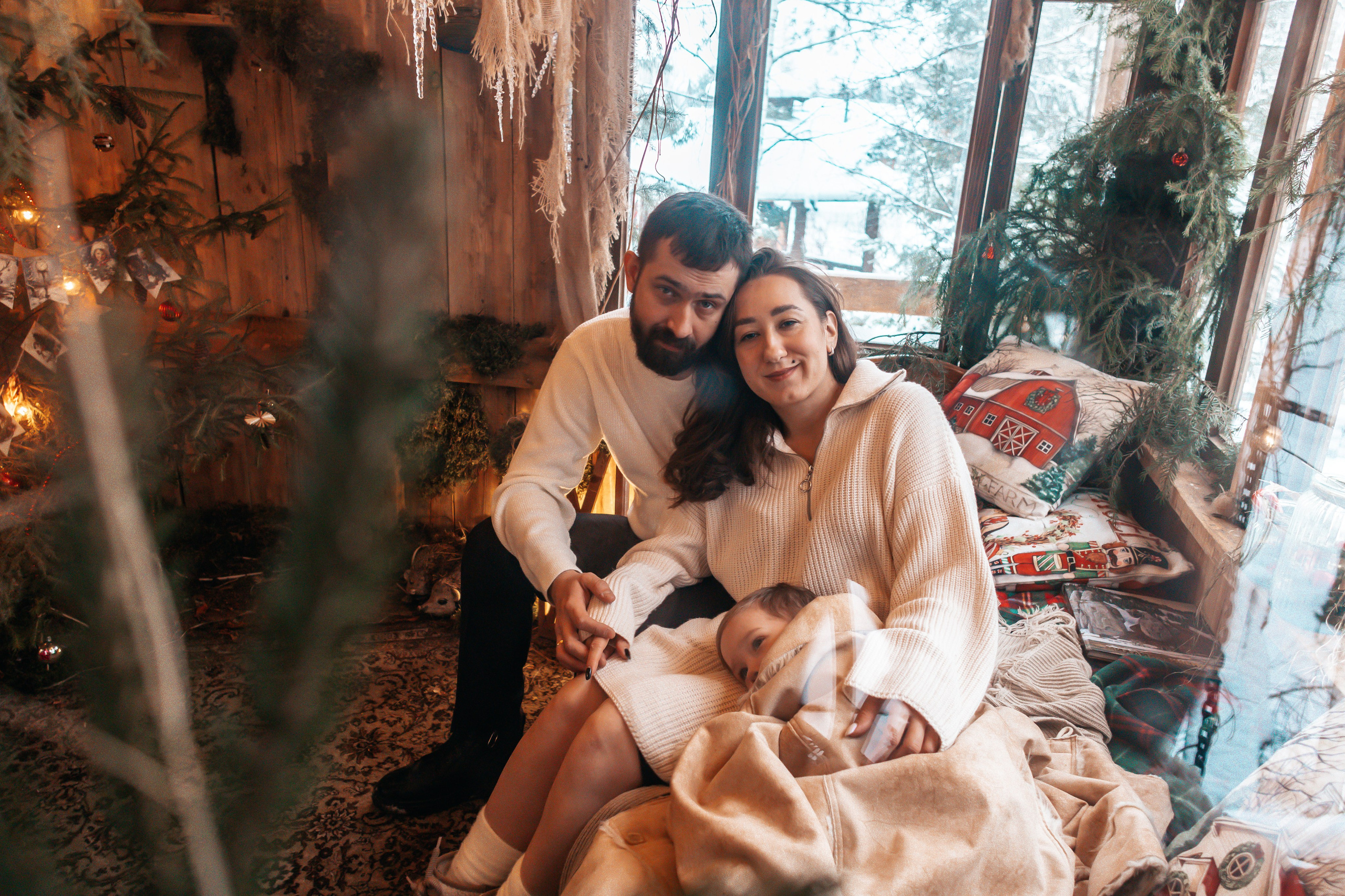 Семейная новогодняя фотосессия, Екатеринбург. Фотограф в Екатеринбурге Пойгина Елена