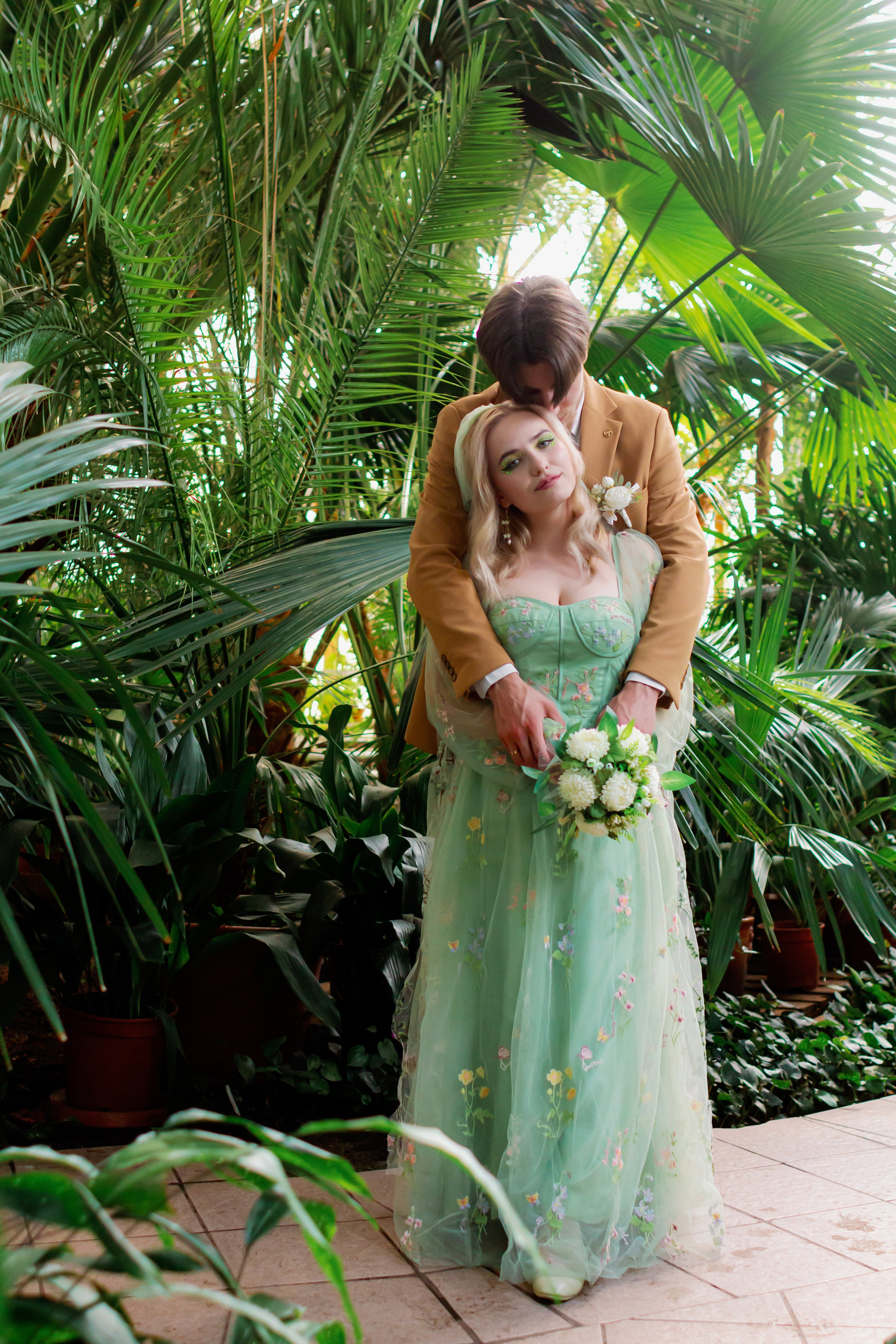 Никита и Валерия. Свадебная фотосессия в оранжерее, Екатеринбург. Фотограф в Екатеринбурге Пойгина Елена