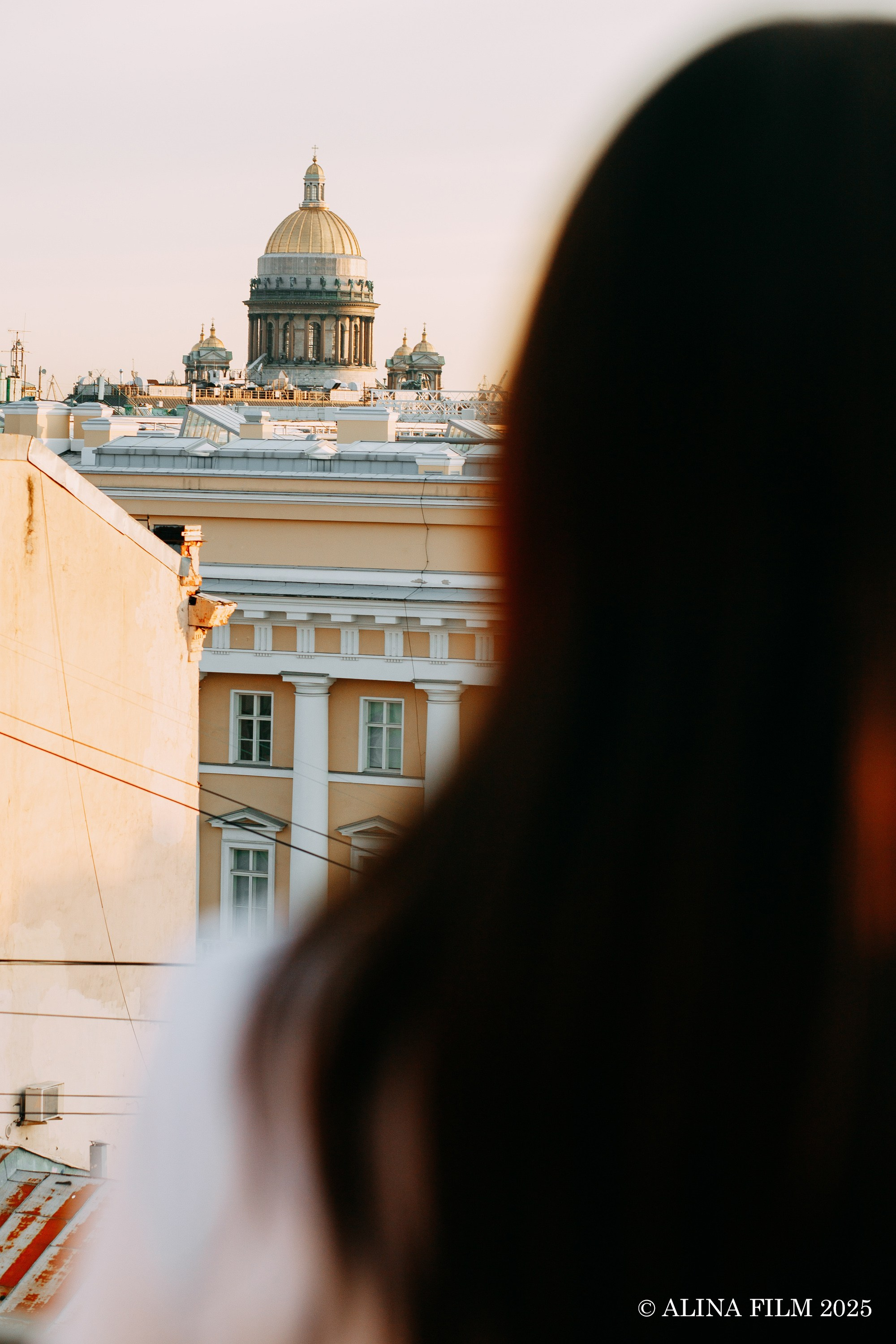 Получасовая фотосессия на крыше. Фотограф в Санкт-Петербурге Alina Film