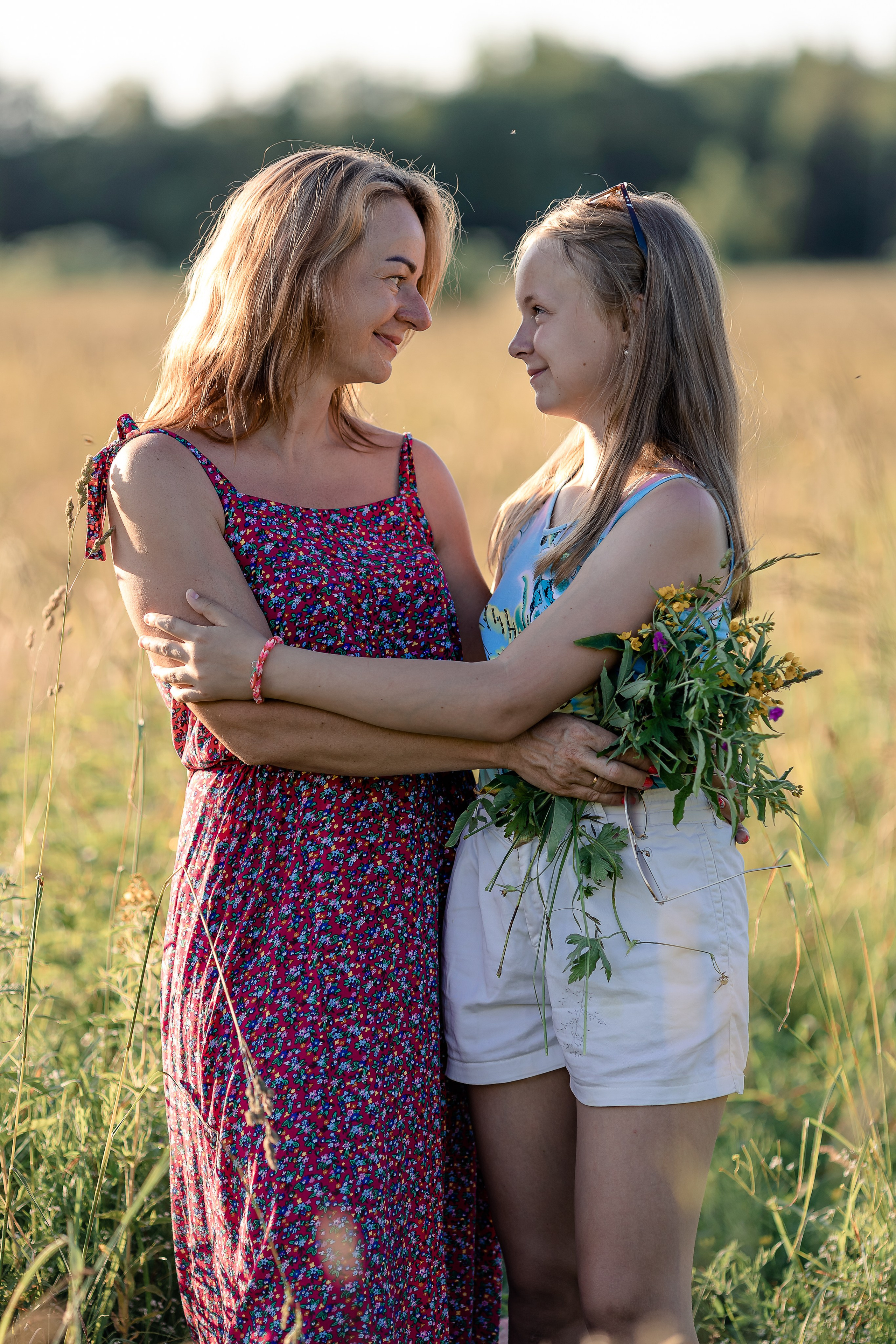Семейная фотосессия на закате. Ирина Носова - семейный и детский фотограф