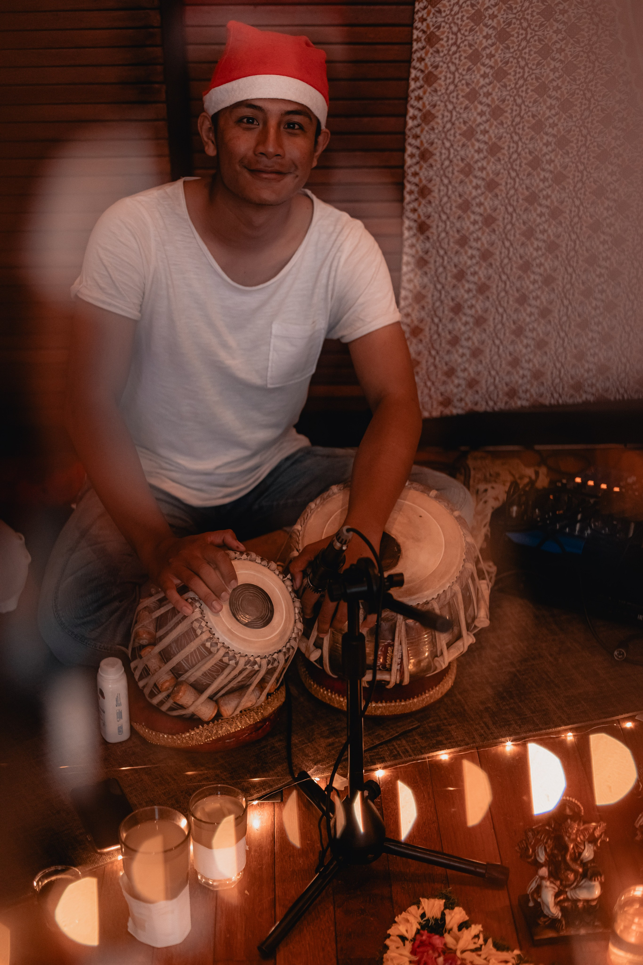 Christmas kirtan w Bhakti Bliss family. Mariam Bagdasaryan