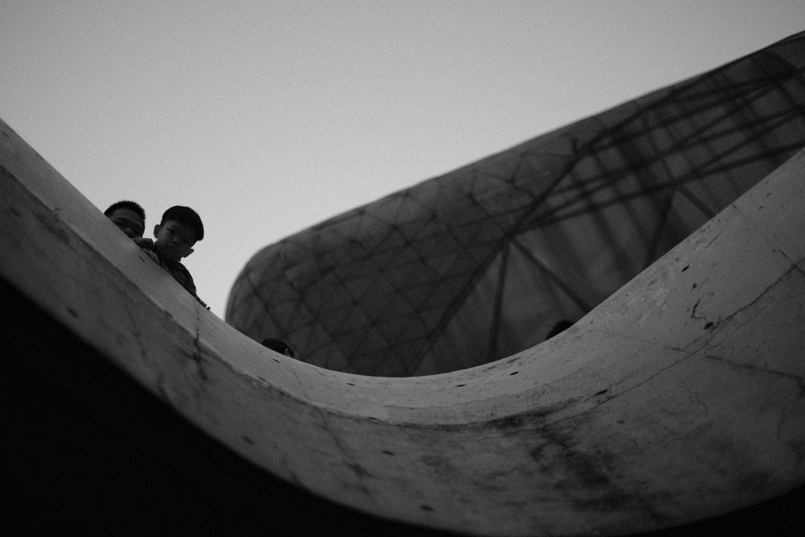 Black and white. Photographer in Guangzhou, China