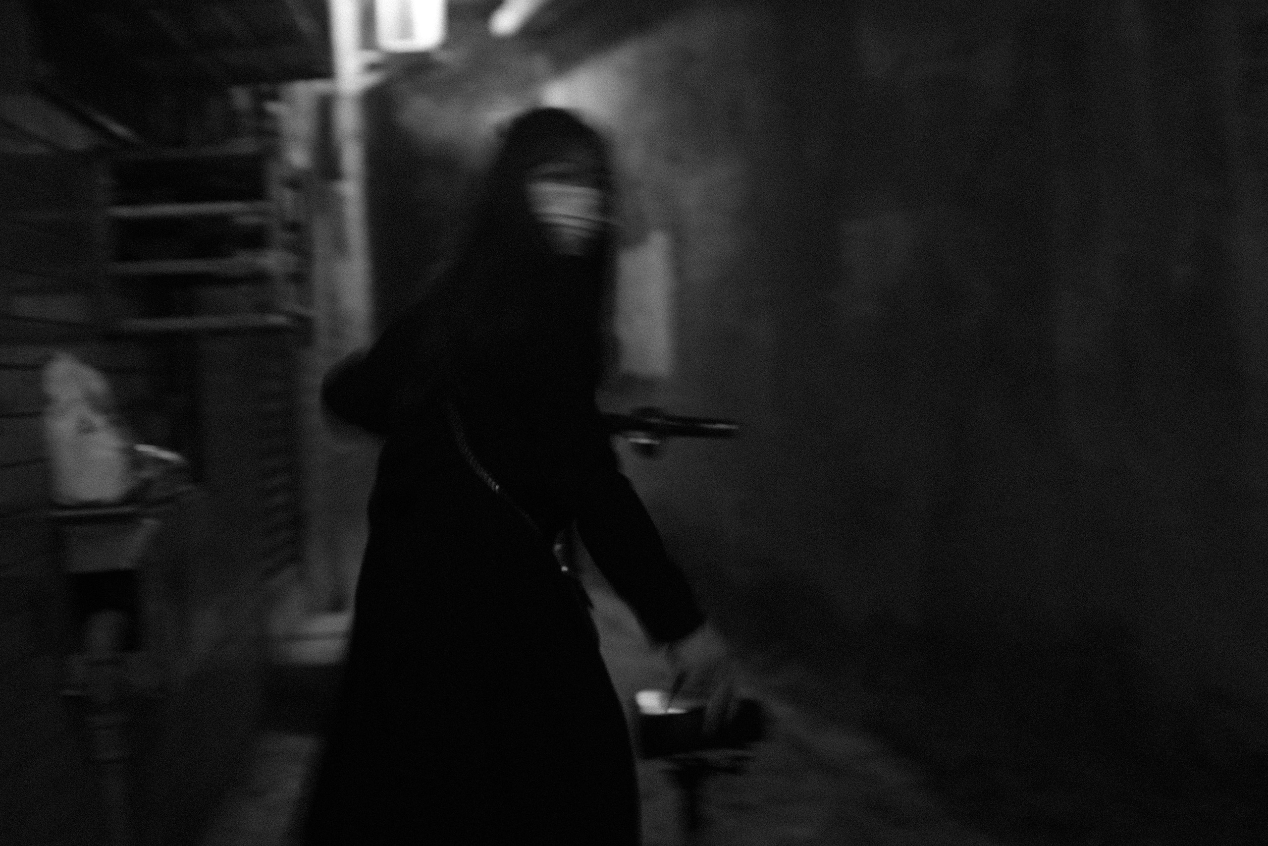 Black and white. Photographer in Guangzhou, China