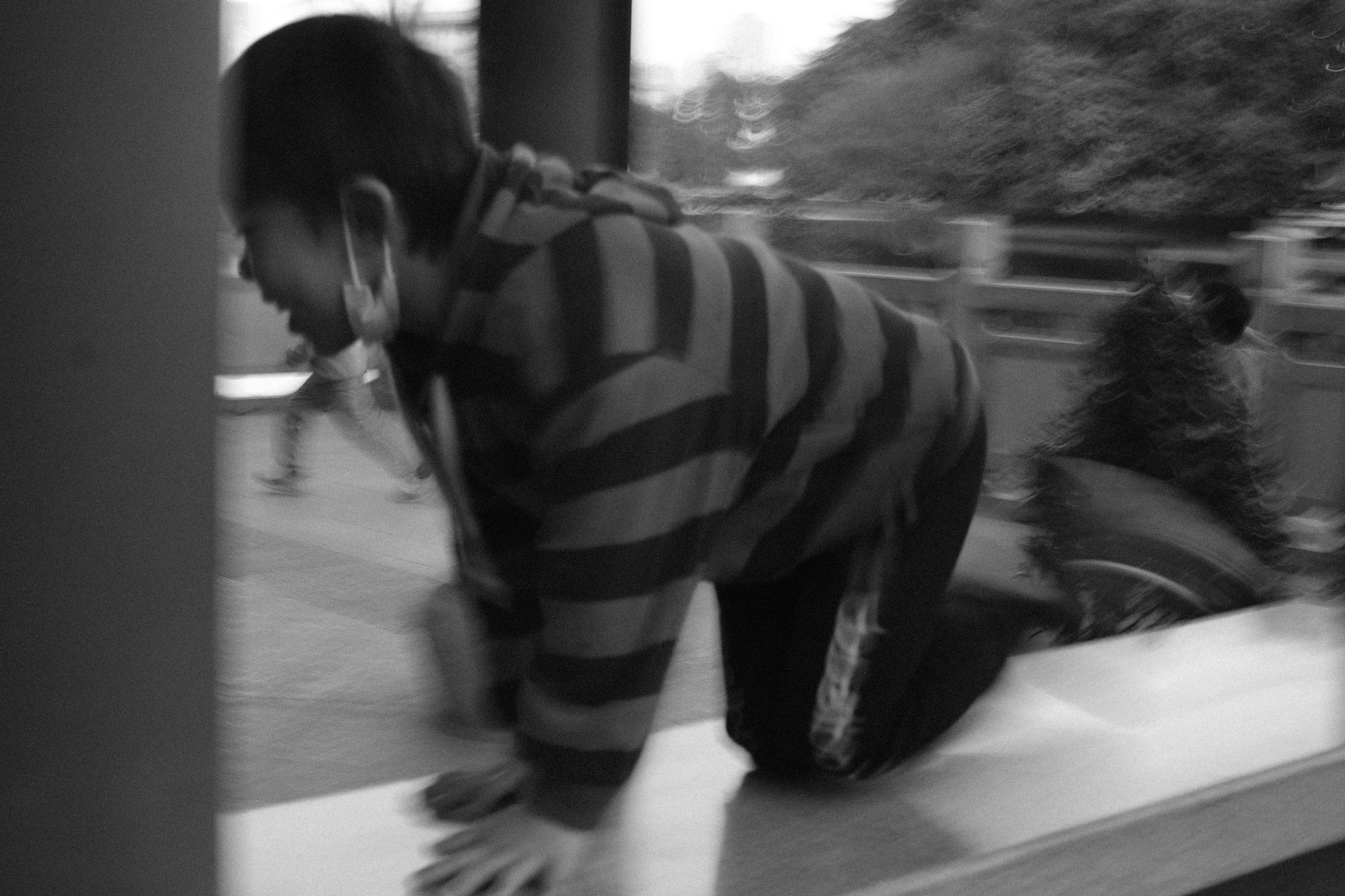 Black and white. Photographer in Guangzhou, China