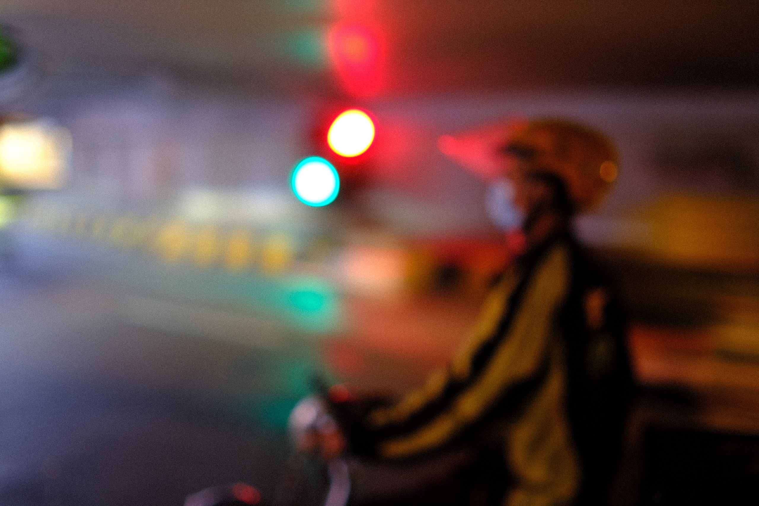 City lights. Photographer in Guangzhou, China