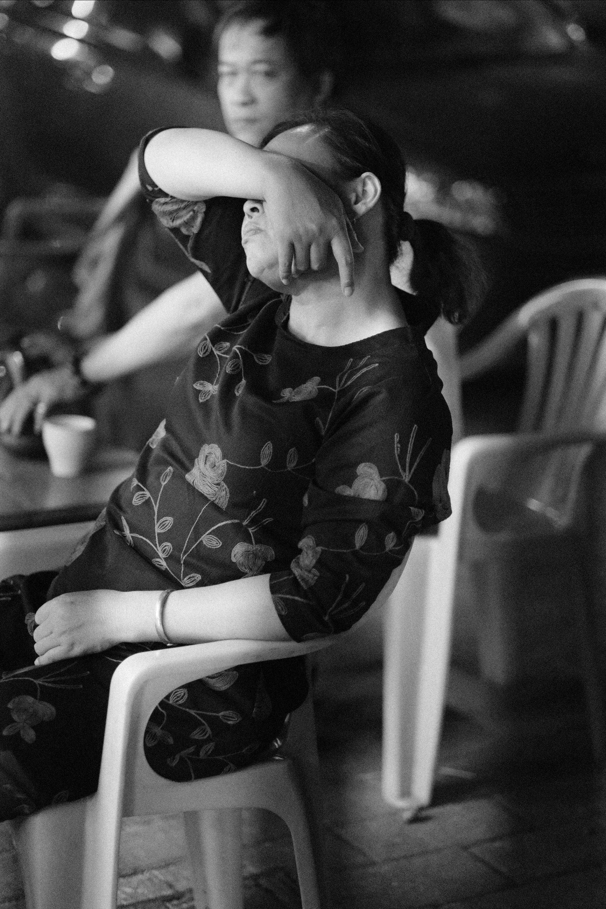 Black and white. Photographer in Guangzhou, China