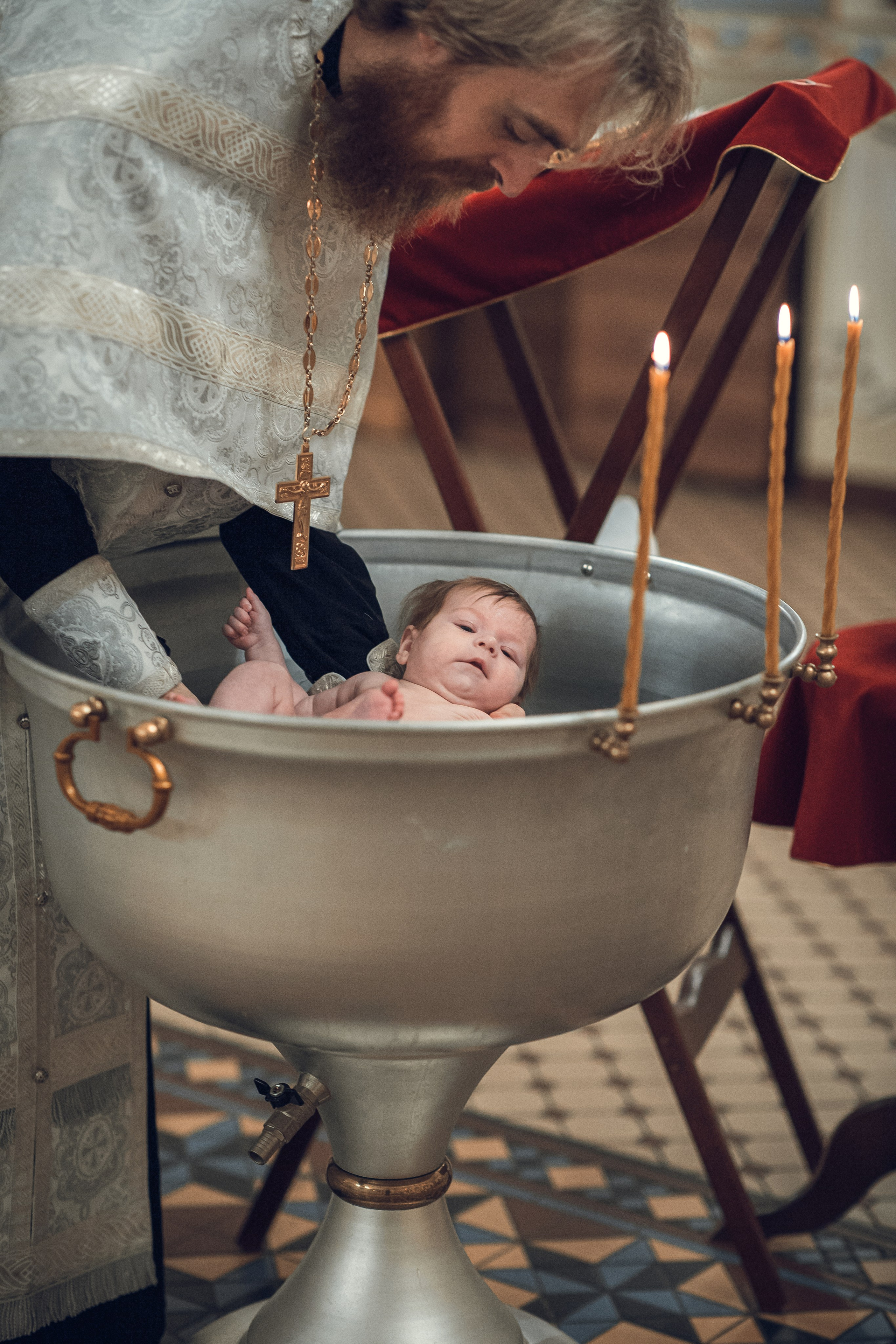 Крещение Полины. Фотограф на крещение в Рязани. Семейный фотограф