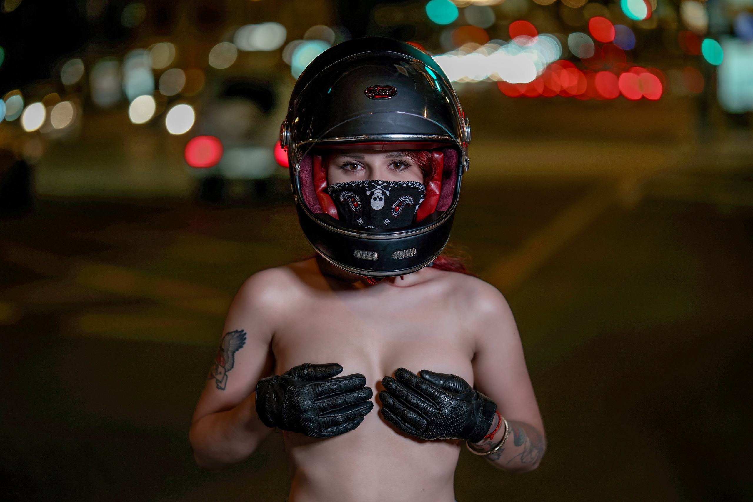 В шлеме. Фотограф Вячеслав Потемкин Москва